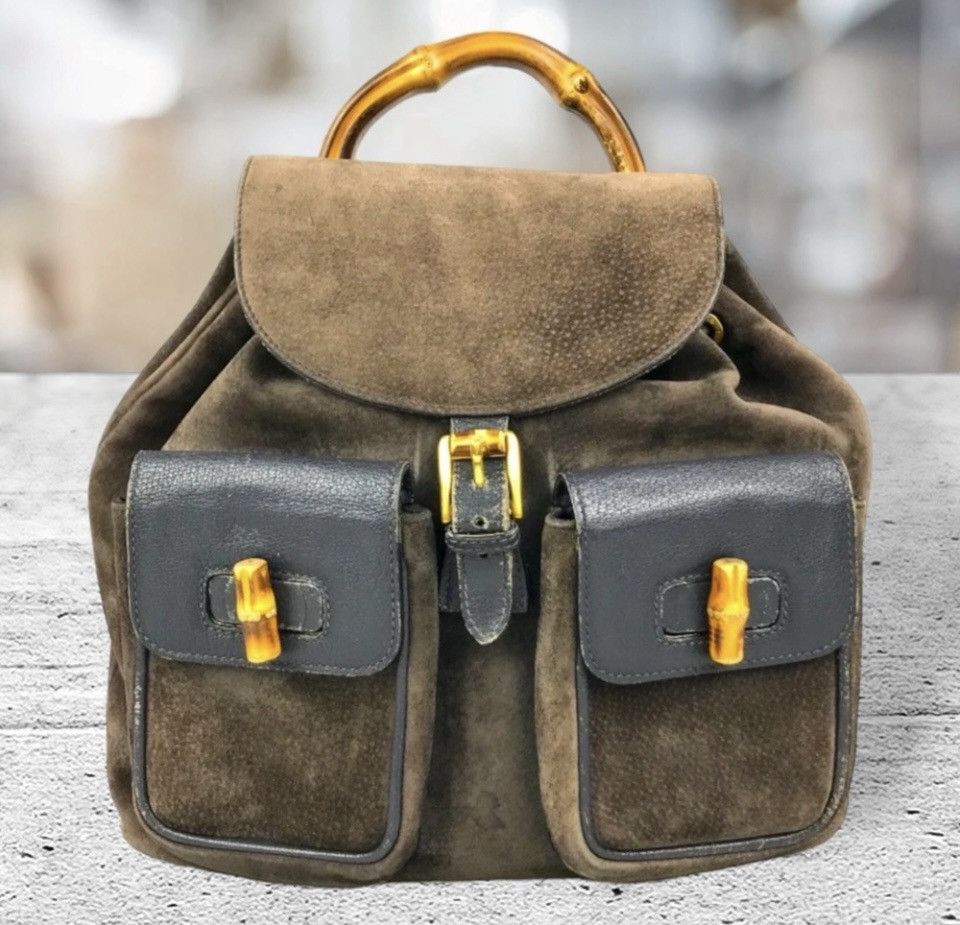 Gucci Gucci Bamboo Backpack Size ONE SIZE - 1 Thumbnail