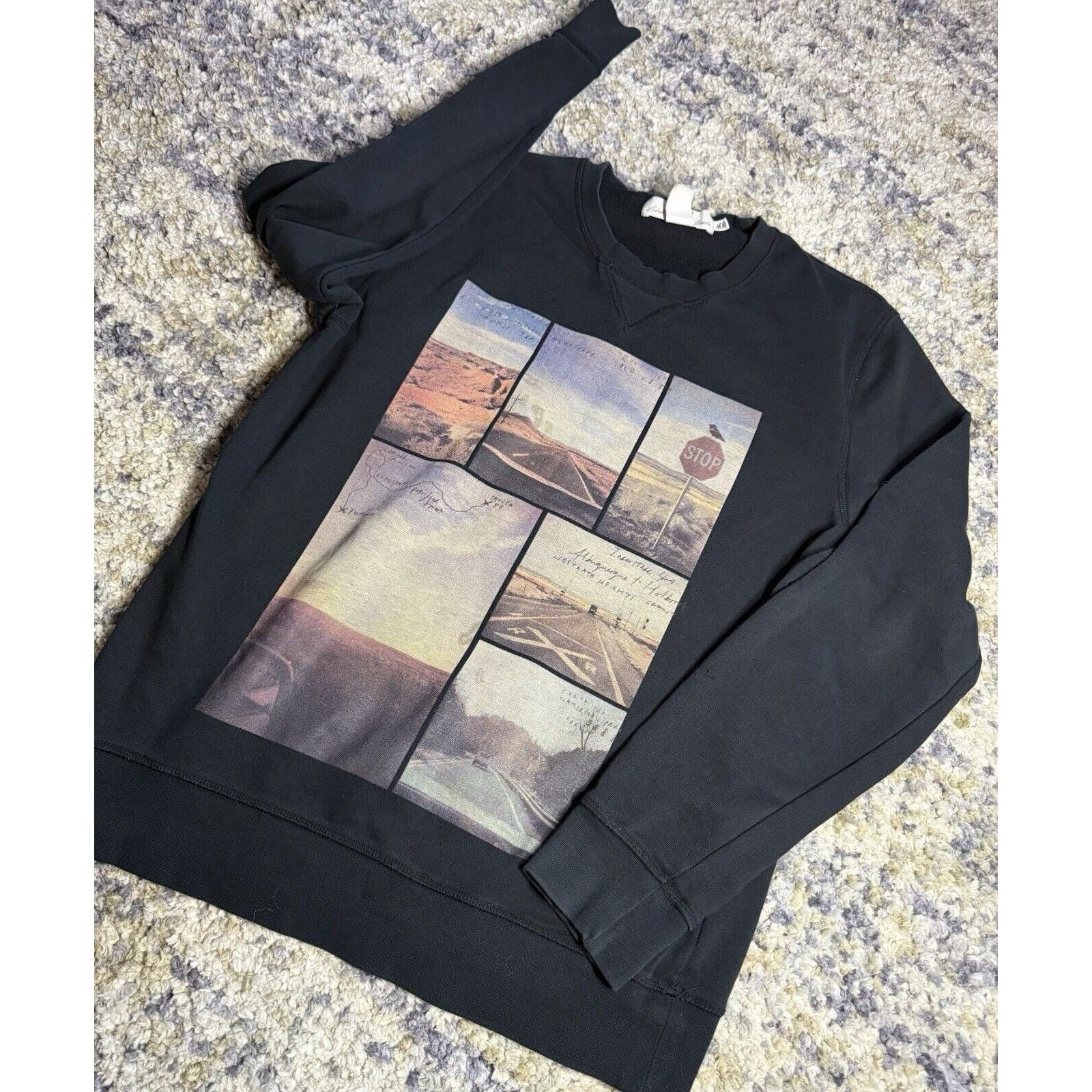 H&M Label Of Graded Goods L. O. G. G. Sweat Shirt By H&M Size L Size US L / EU 52-54 / 3 - 1 Thumbnail