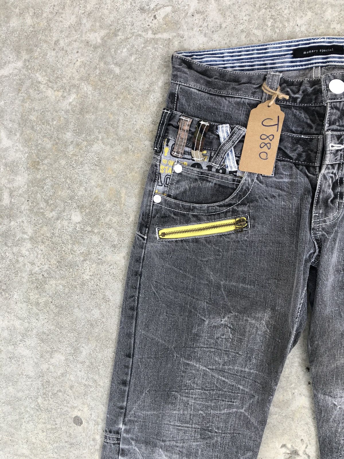 Hysteric Glamour Japanese Memory Special Double Waist Distressed Jeans Size US 31 - 4 Thumbnail