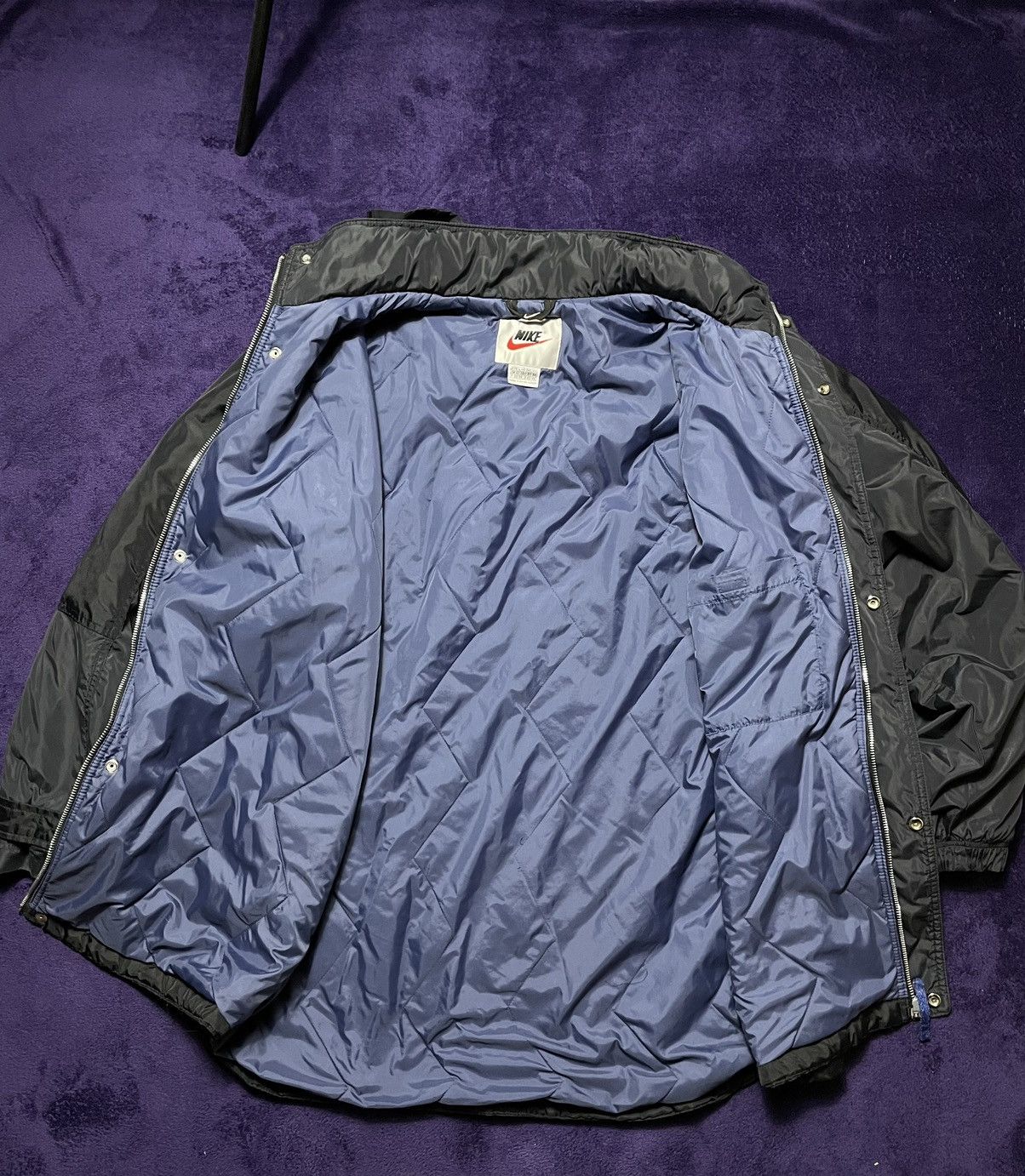 Nike × Nike ACG × Vintage Vintage 80s-90s Nike nylon retro jacket big logo Size US L / EU 52-54 / 3 - 14 Thumbnail