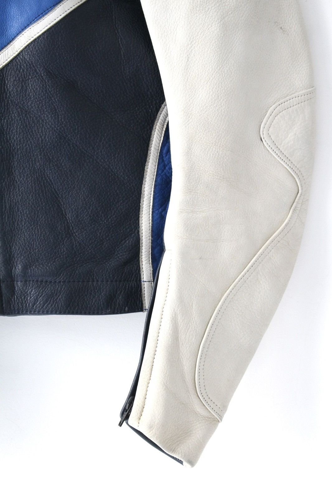 Vintage 1990S JAPANESE BRAND SPEEDBLOCK LEATHER BIKER JACKET Size US S / EU 44-46 / 1 - 7 Thumbnail