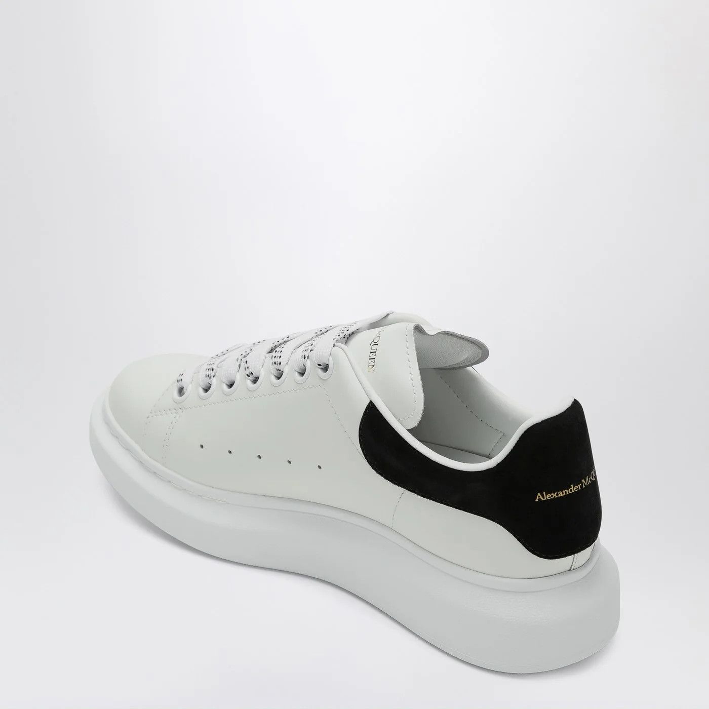 Alexander McQueen o1d2blof0426 Oversize Sneakers in White/Black Size US 8 / IT 38 - 4 Thumbnail