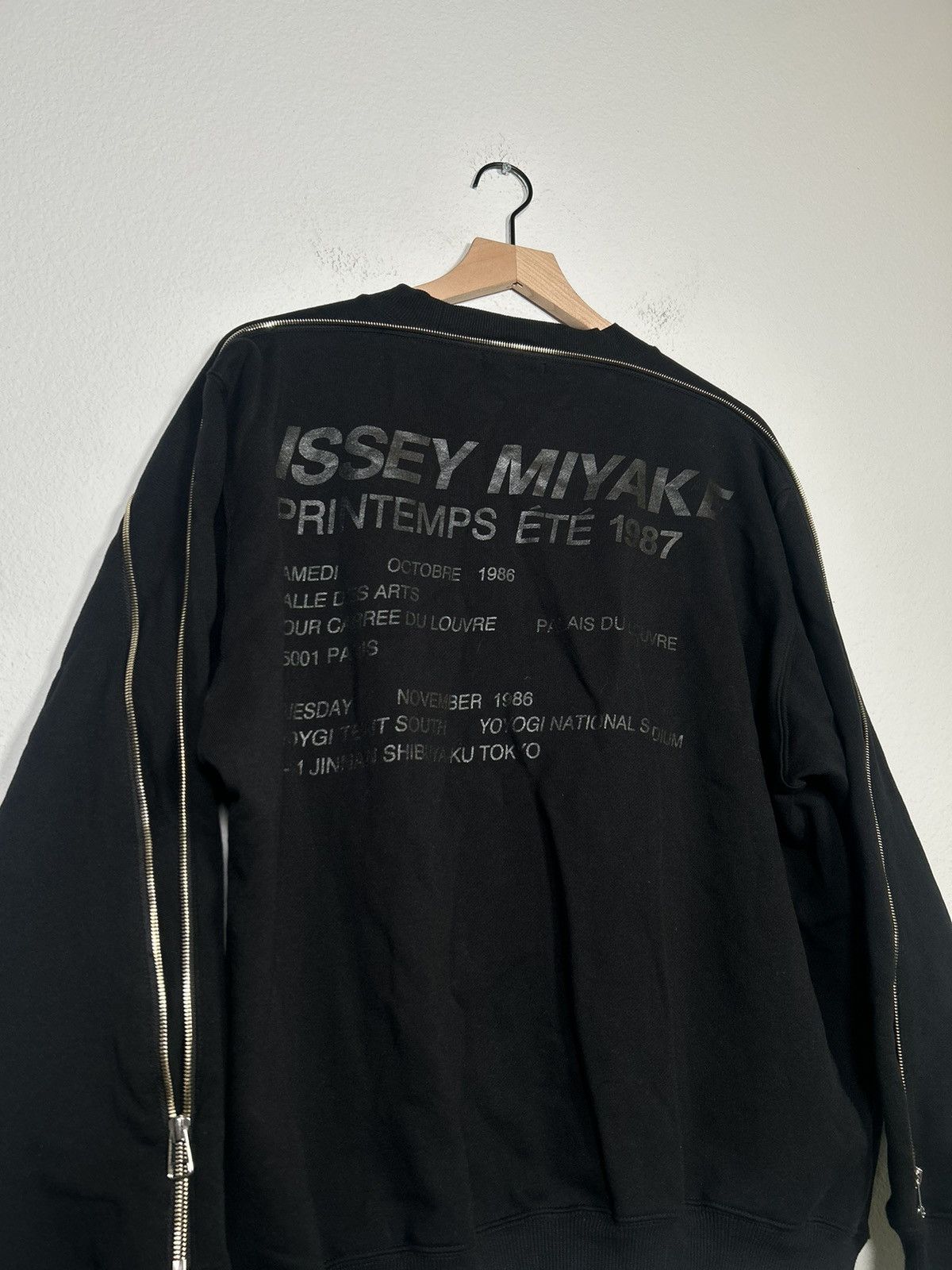 Issey Miyake IS 1987 Printemps Backzip Oversized Sweater Size US S / EU 44-46 / 1 - 2 Thumbnail