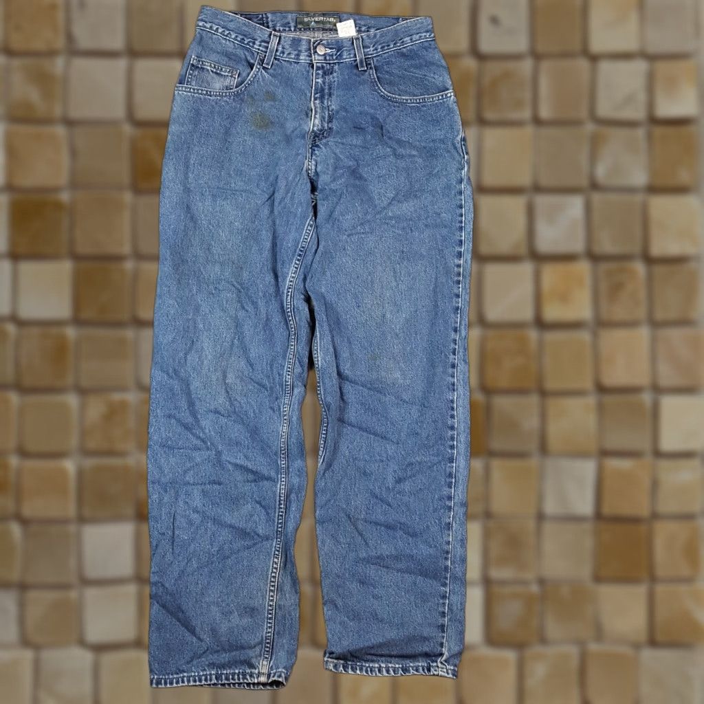 Levi's VINTAGE Levi's SilverTab Jeans Men's Size 32x34 Relaxed Fit Wide-Leg Denim 90s Y2K Blue Size US 32 / EU 48 - 1 Thumbnail