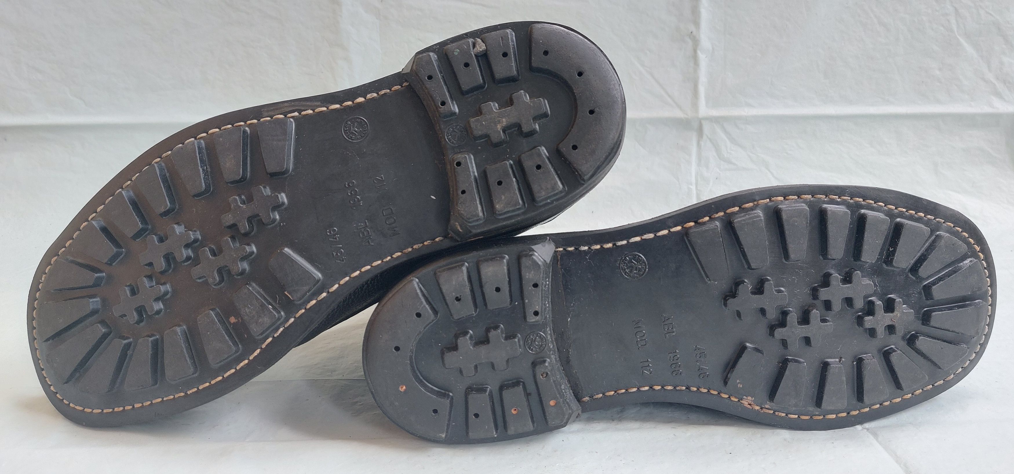 Vintage Vtg 1966 Belgian combat boots by SOLIDOR BELGIUM Size US 11.5 / EU 44-45 - 10 Thumbnail