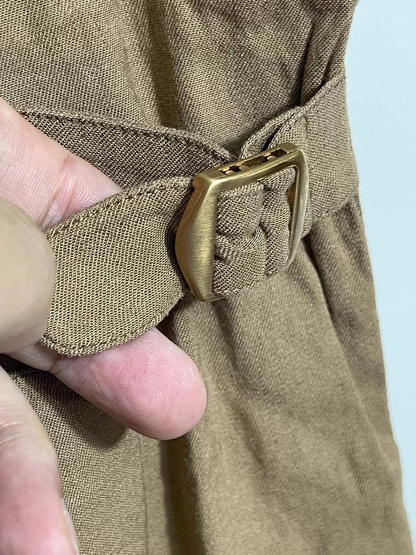 Giorgio Armani Giorgio Armani High-Waisted Linen-Blend Short 56 Brown Size US 40 / EU 56 - 6 Thumbnail