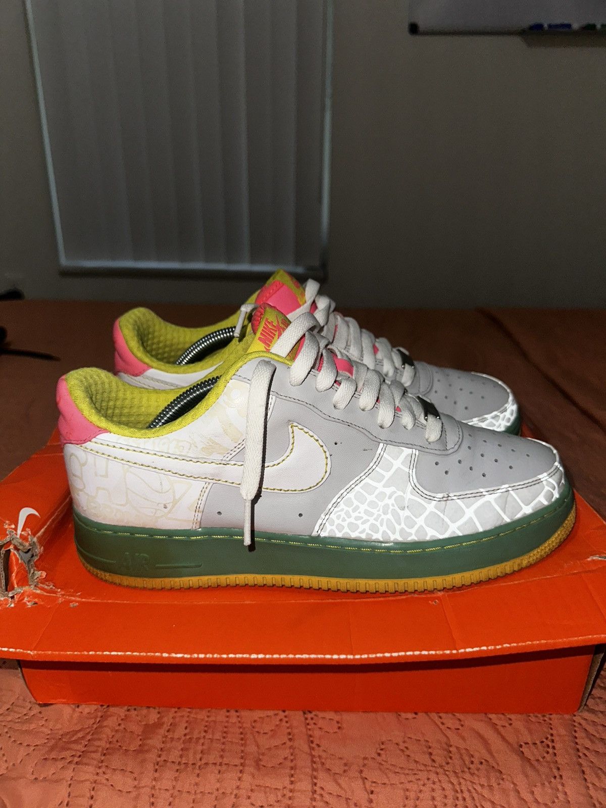 WMNS AIR FORCE 1 PREMIUM '07 'GREY AZURE'