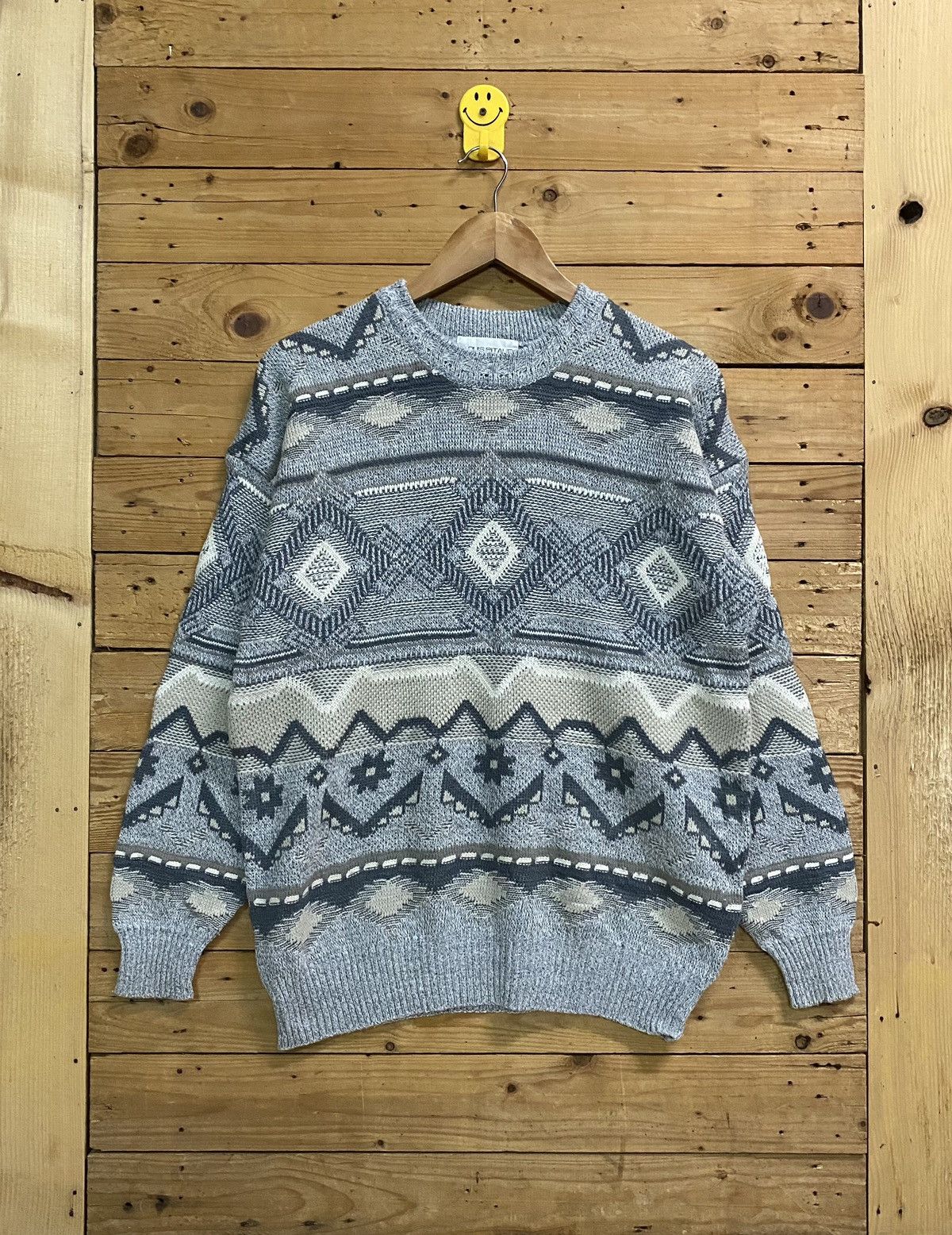Designer Vintage louis pitaud native knitwear Size US M / EU 48-50 / 2 - 1 Thumbnail