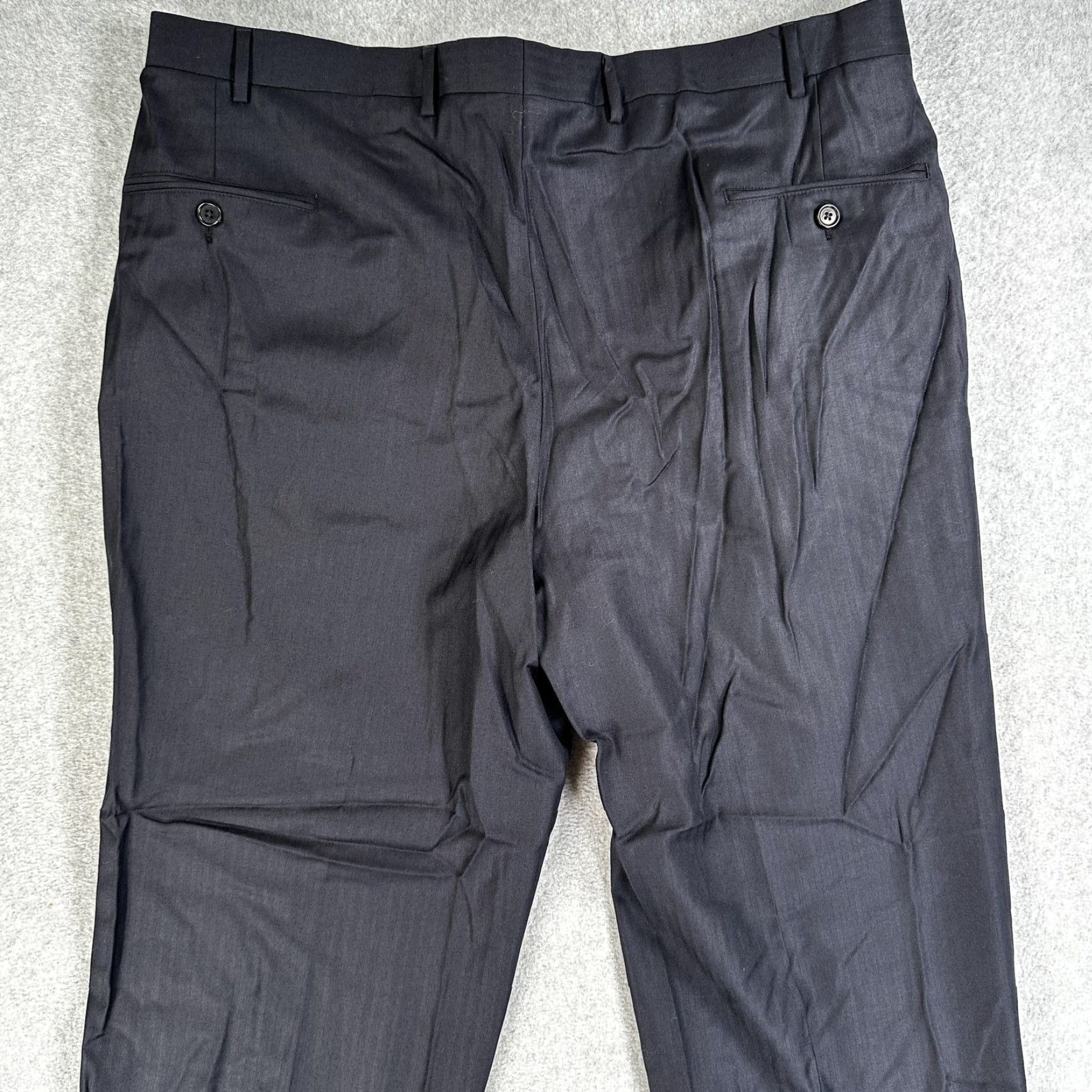 Brooks Brothers Brooks Brothers Dress Pants Mens 40x28 Gray Wool Pleated Cuffed Made USA Formal Business Pants Mens Size US 40 / EU 56 - 7 Thumbnail