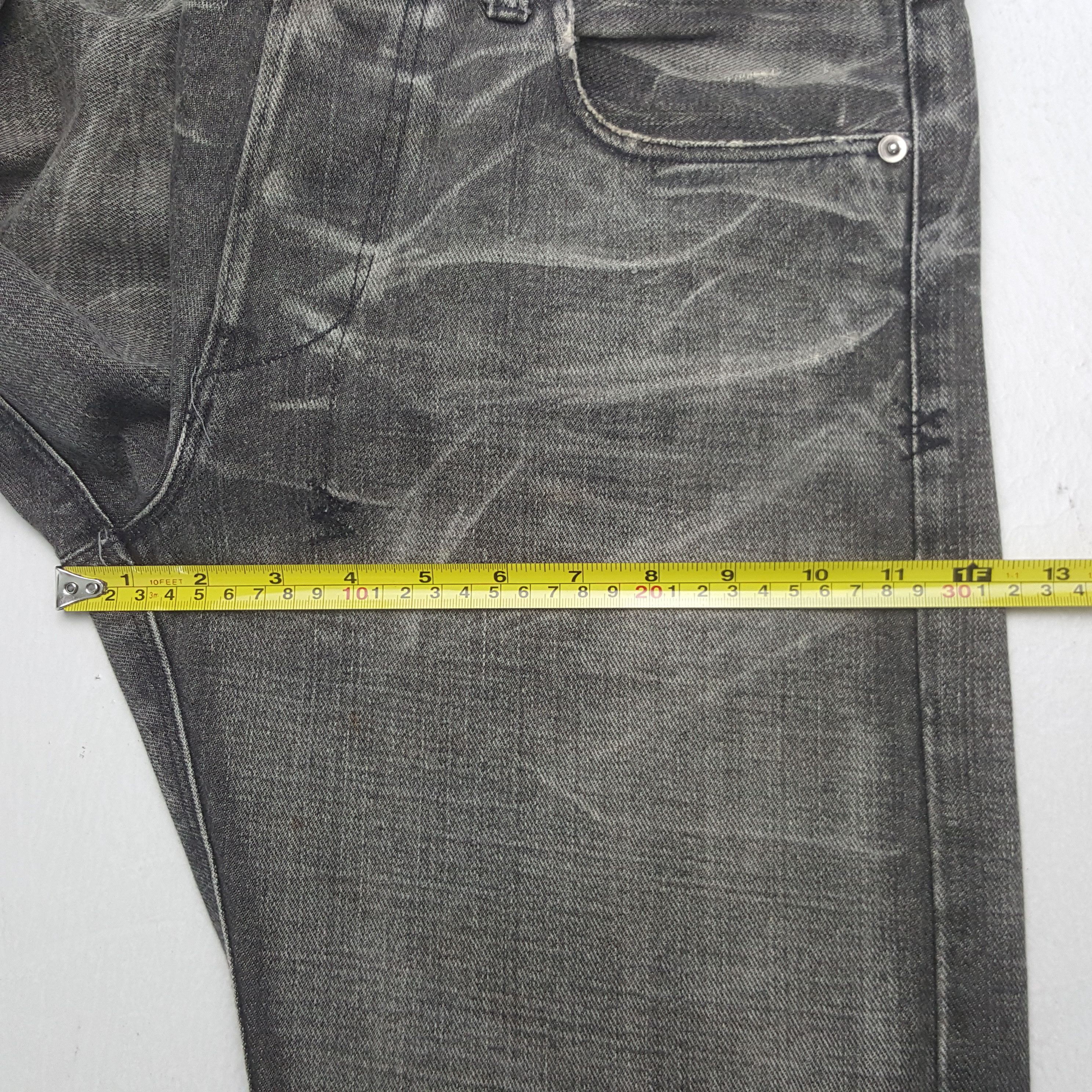 Japanese Brand Vintage Tsubi Japanese Rare Fading Style Denim Jeans RR12 Size US 33 - 11 Thumbnail