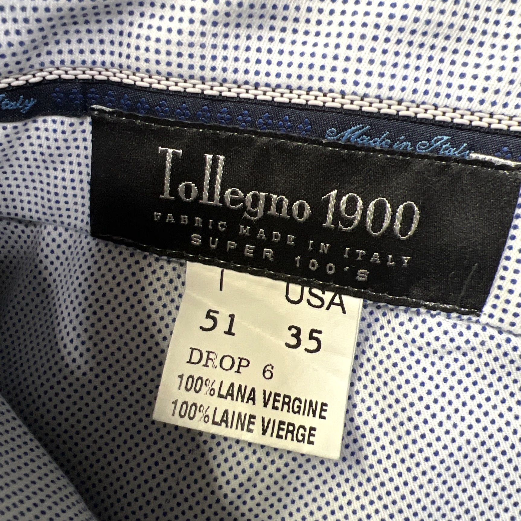 Vintage VINTAGE Patrick James Tollegno 1900 Wool Pleated Dress Pants Mens Gray 29 Inseam Size 35 Size US 35 - 6 Thumbnail