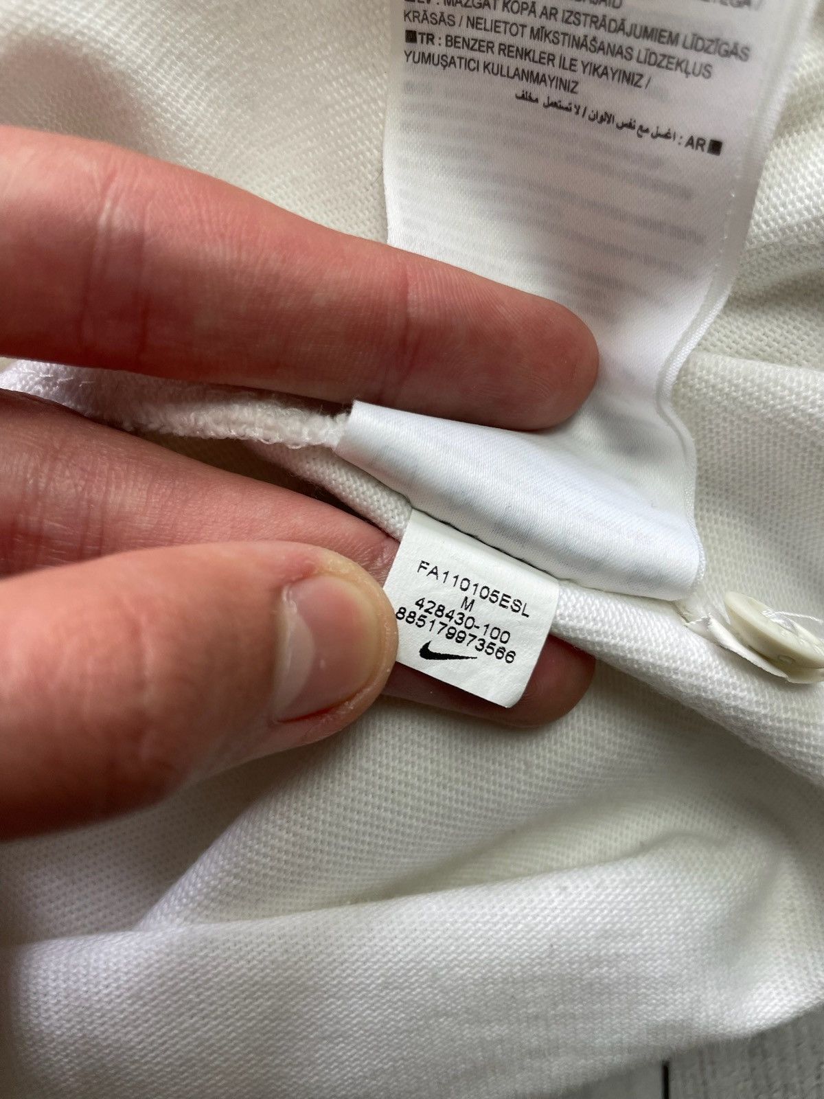 Nike × Vintage Vintage Nike Rugby England jersey long sleeve size M Size US M / EU 48-50 / 2 - 6 Thumbnail