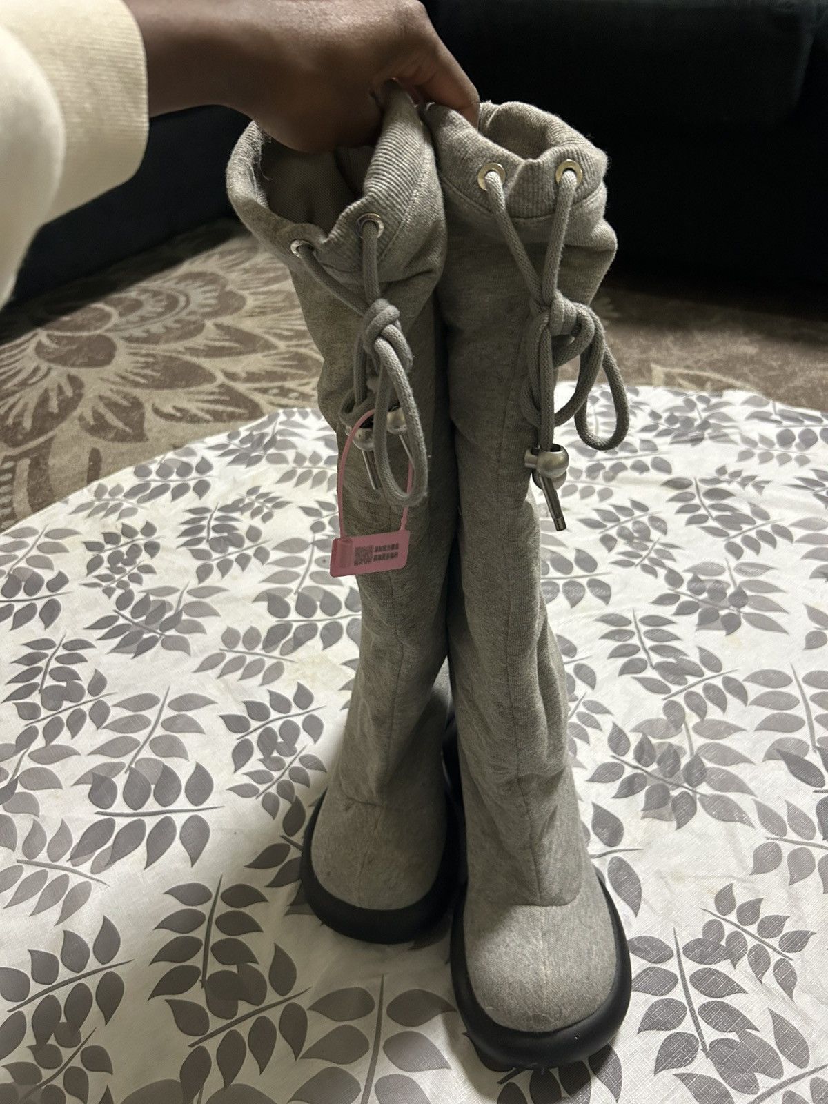 Other GRAPE - Grey Hoodie long boots Size US 8 / IT 38 - 3 Thumbnail