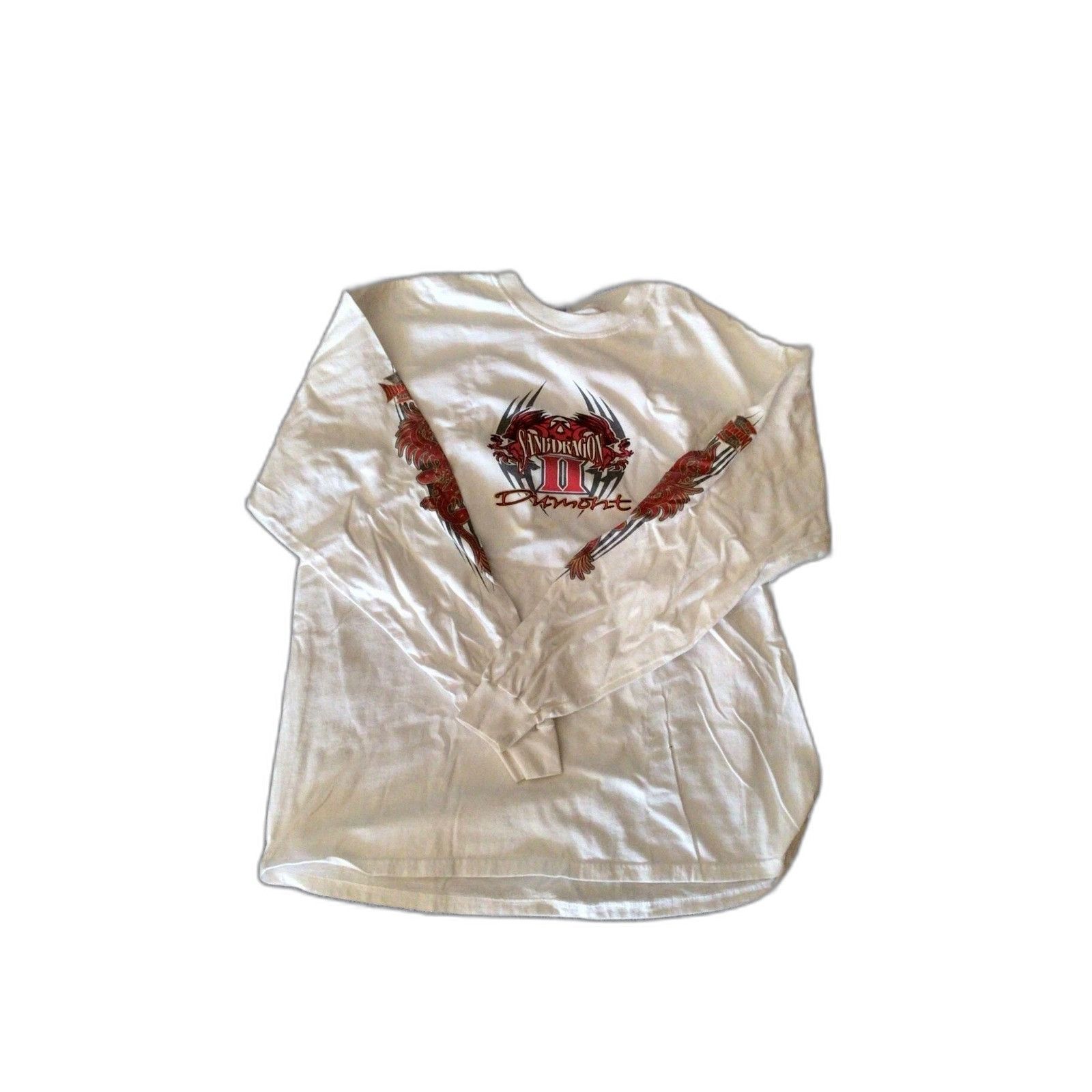 Dune London Sanddragon Long Sleeve Graphic Dune Buggy Shirt White XL Size US XL / EU 56 / 4 - 1 Thumbnail