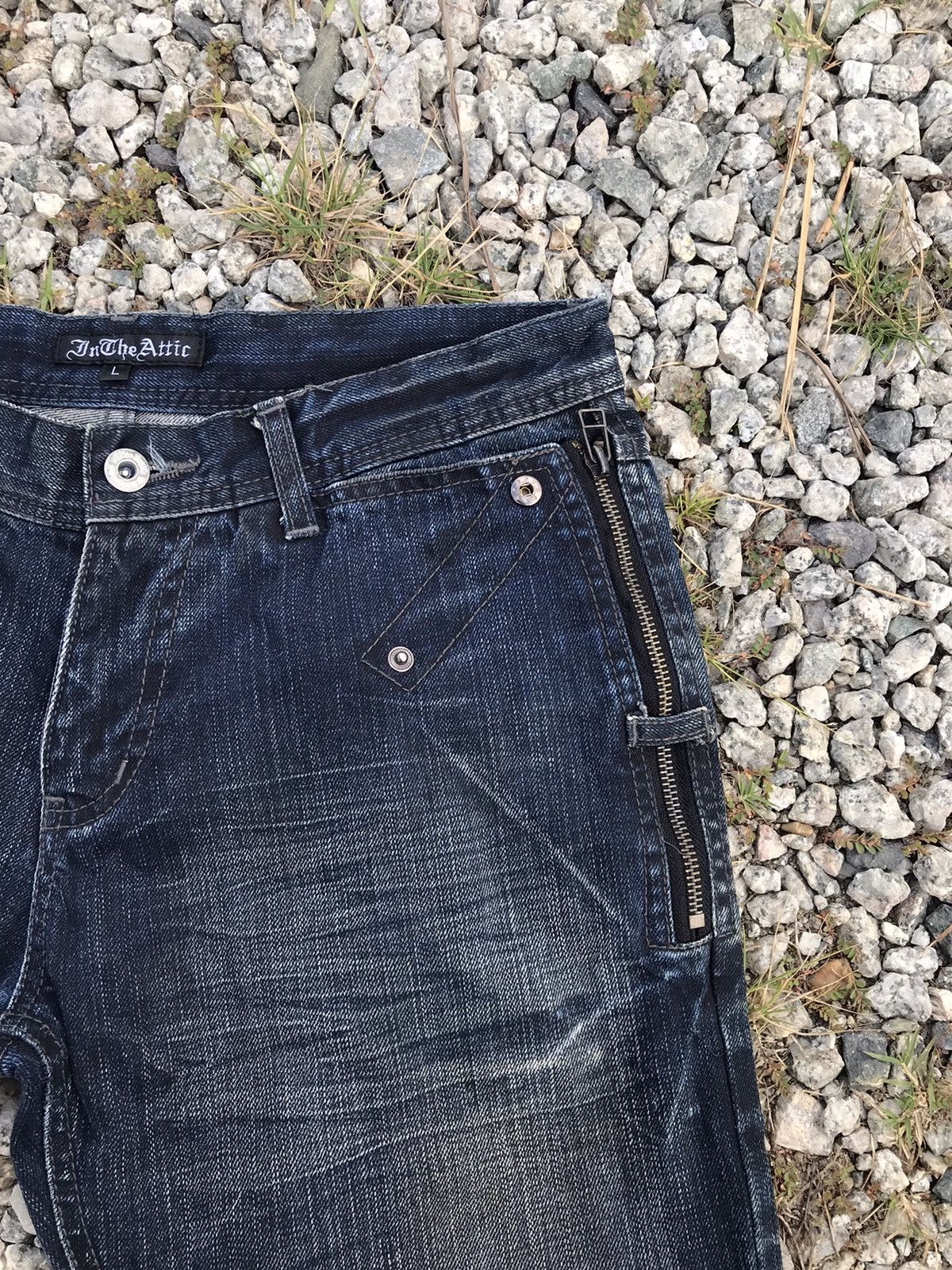 In The Attic Vintage In The Attic Bondage Style Denim Jeans Size US 32 / EU 48 - 3 Thumbnail