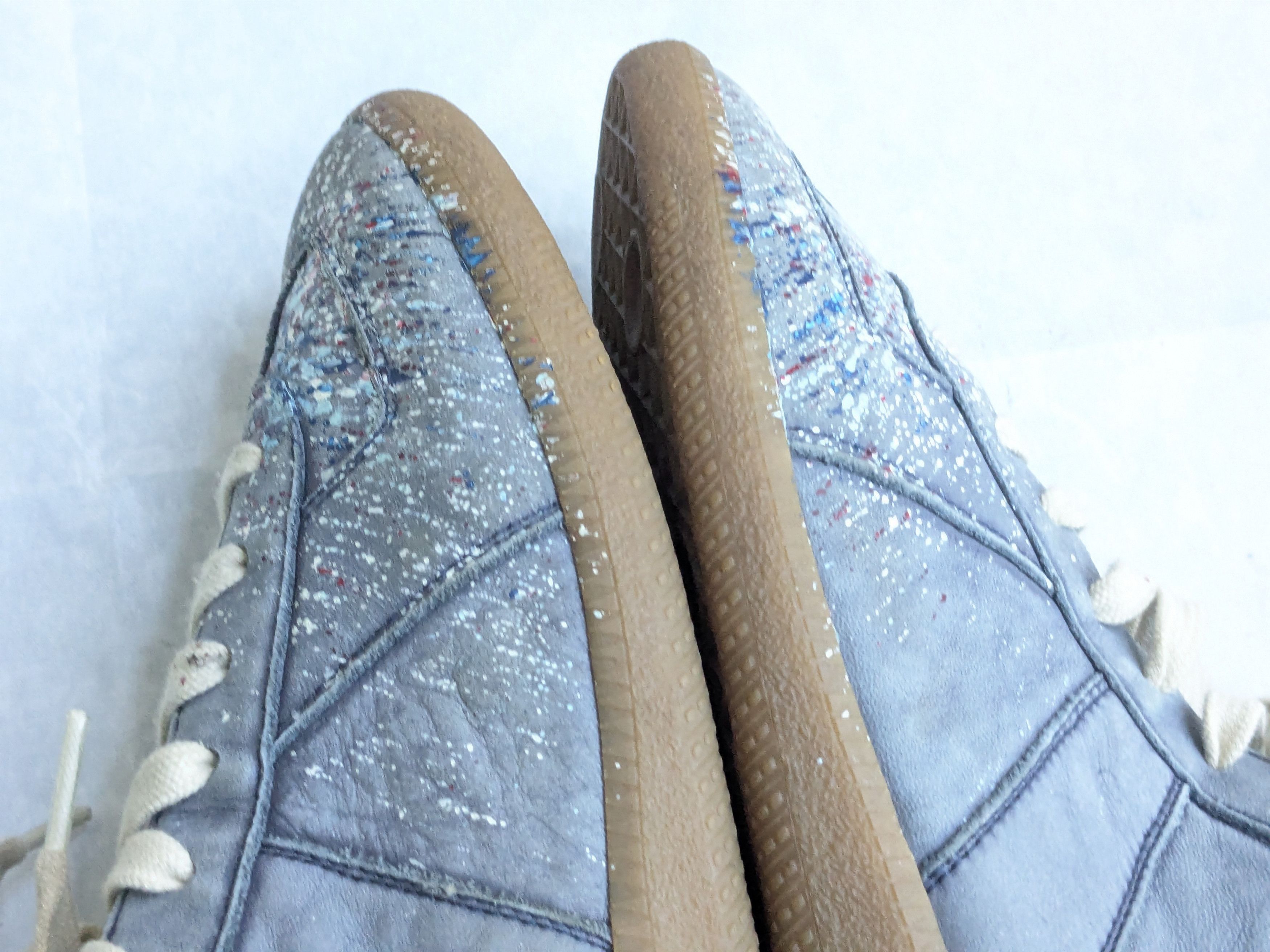 Maison Margiela Maison Margiela Replica GAT Paint Splatter Blue 9 42 High Size US 9 / EU 42 - 10 Thumbnail