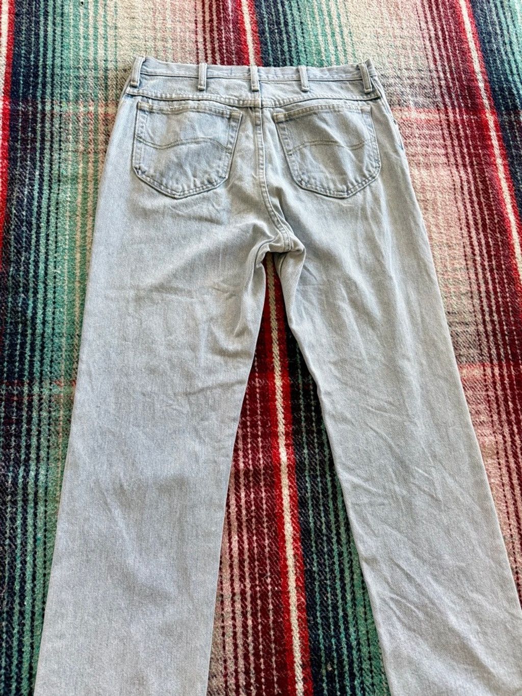 Lee 90s Lee Straight Fit Light Wash Jeans 33x32 Size US 33 - 5 Thumbnail