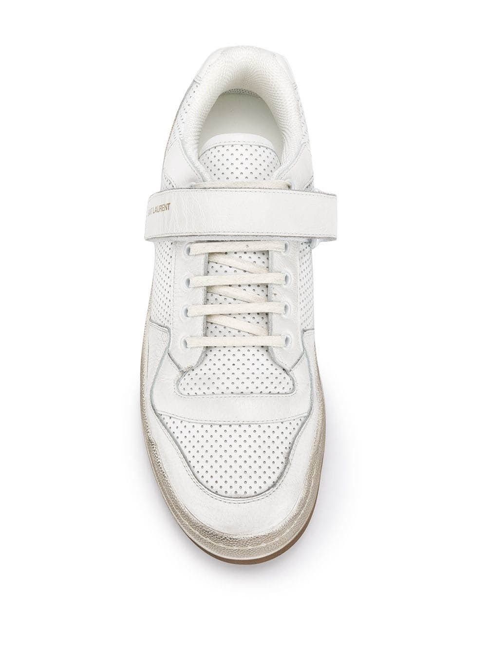 Saint Laurent Paris SL24 Perforated Leather Sneakers. Size 8 Size US 8 / EU 41 - 8 Thumbnail