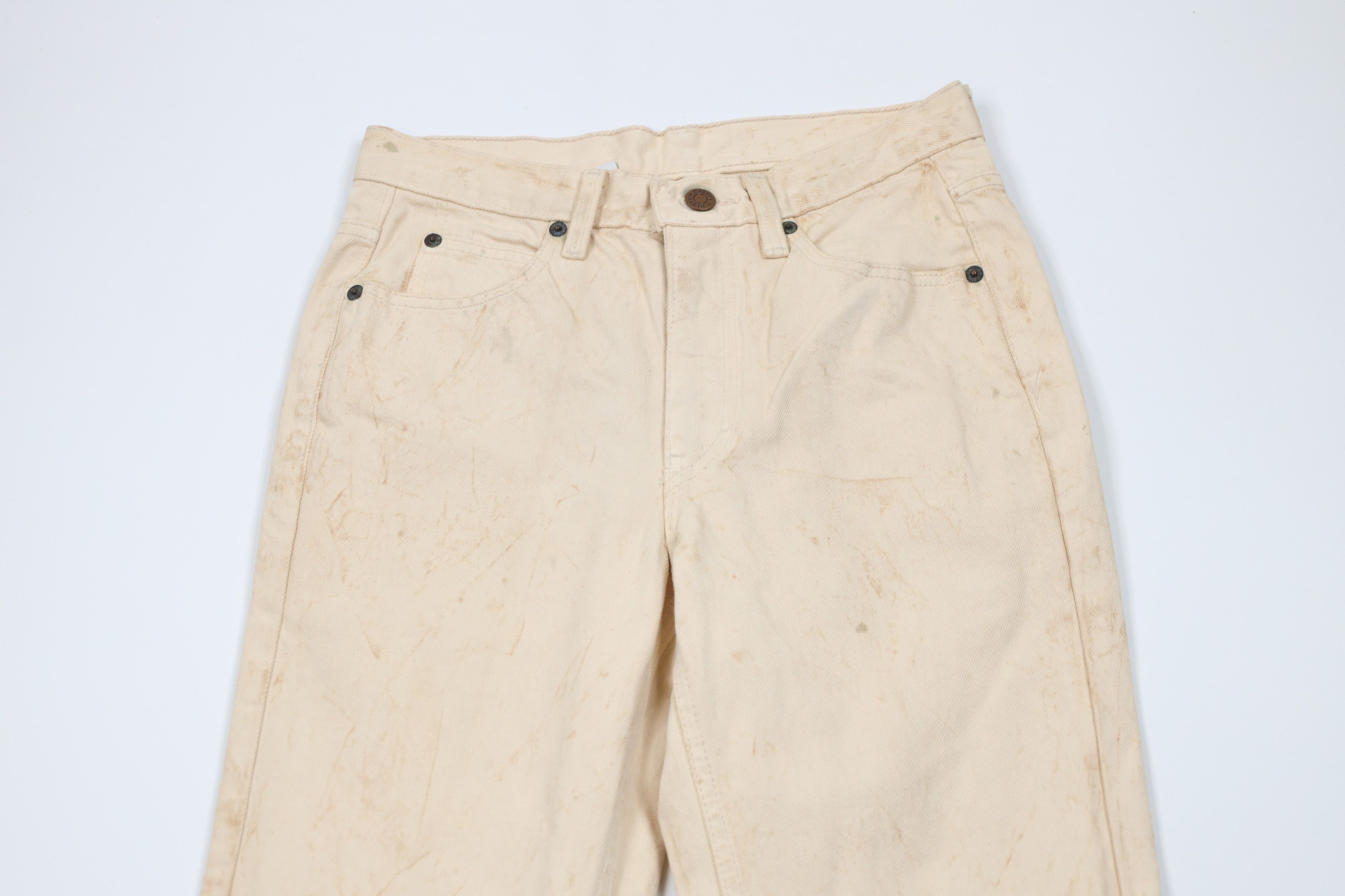 Calvin Klein × Vintage Deadstock Vintage 80s 90s Calvin Klein Jeans Beige USA Size 28" / US 6 / IT 42 - 2 Thumbnail