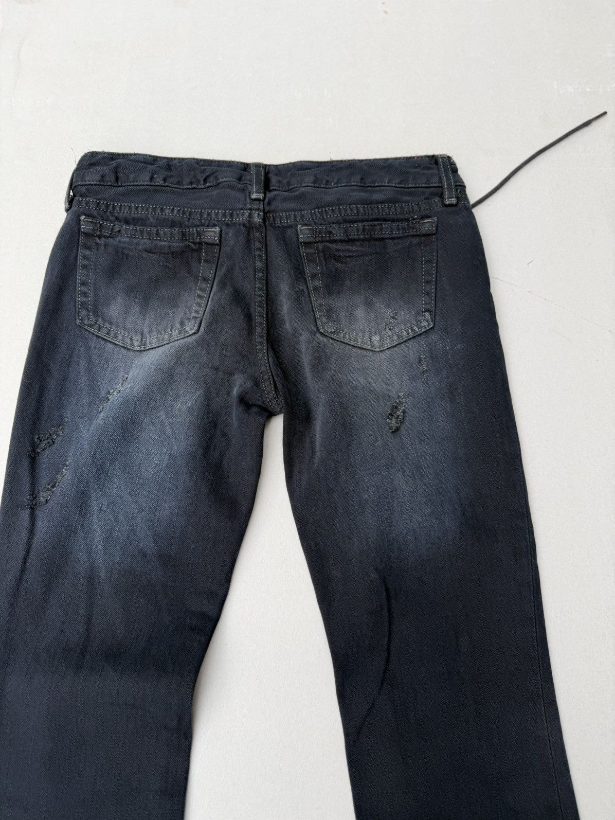 Japanese Brand Lace up flare jeans Size US 26 / EU 42 - 4 Thumbnail