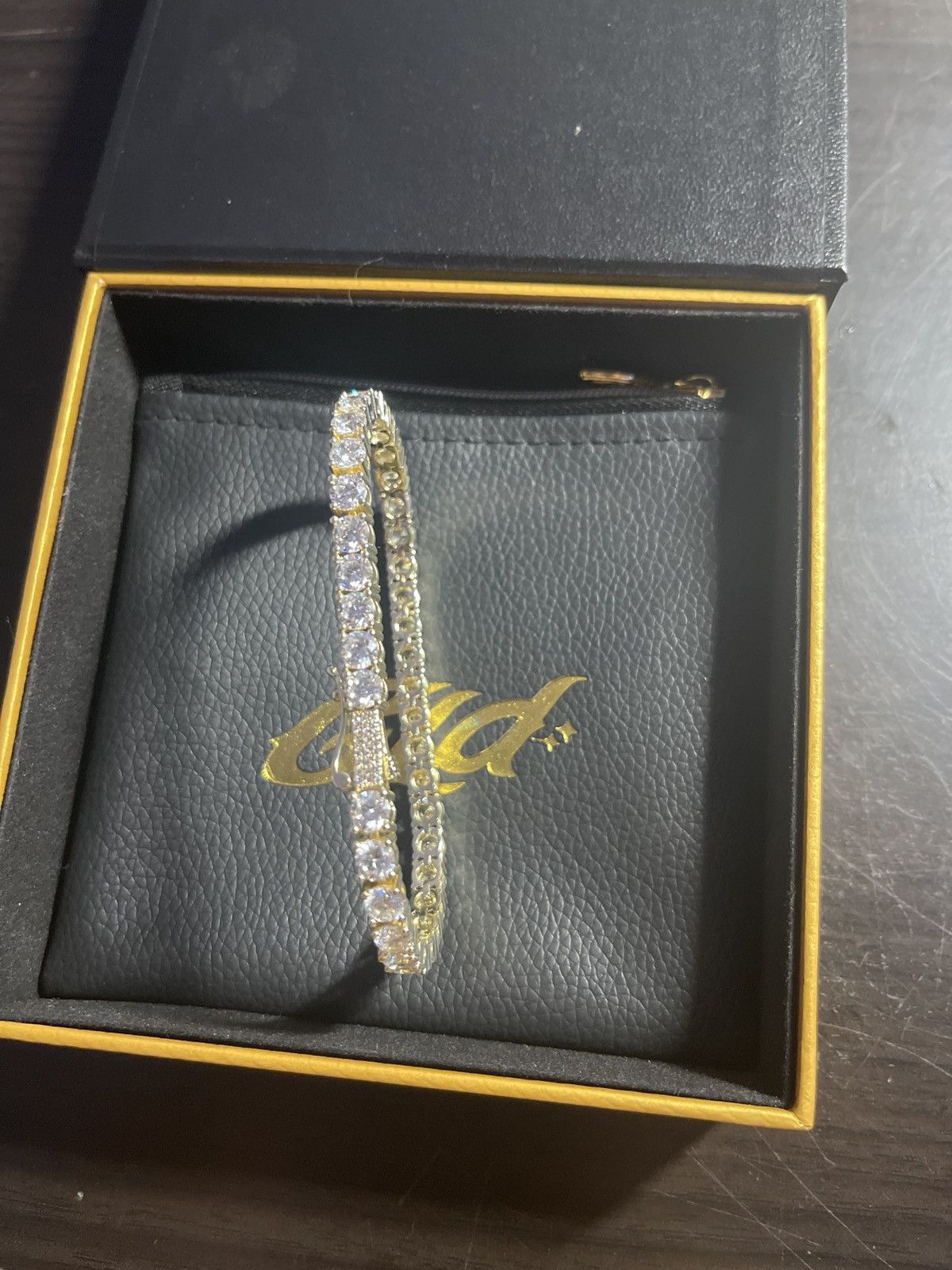 Other 5mm Tennis Bracelet in Yellow Gold Size ONE SIZE - 2 Thumbnail