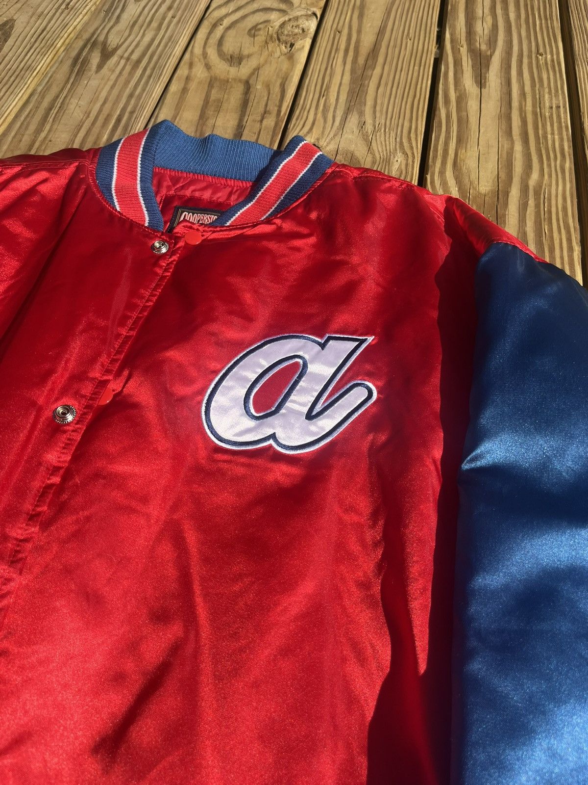 MLB Vtg Atlanta Braves Satin Jacket Size US XXL / EU 58 / 5 - 3 Thumbnail
