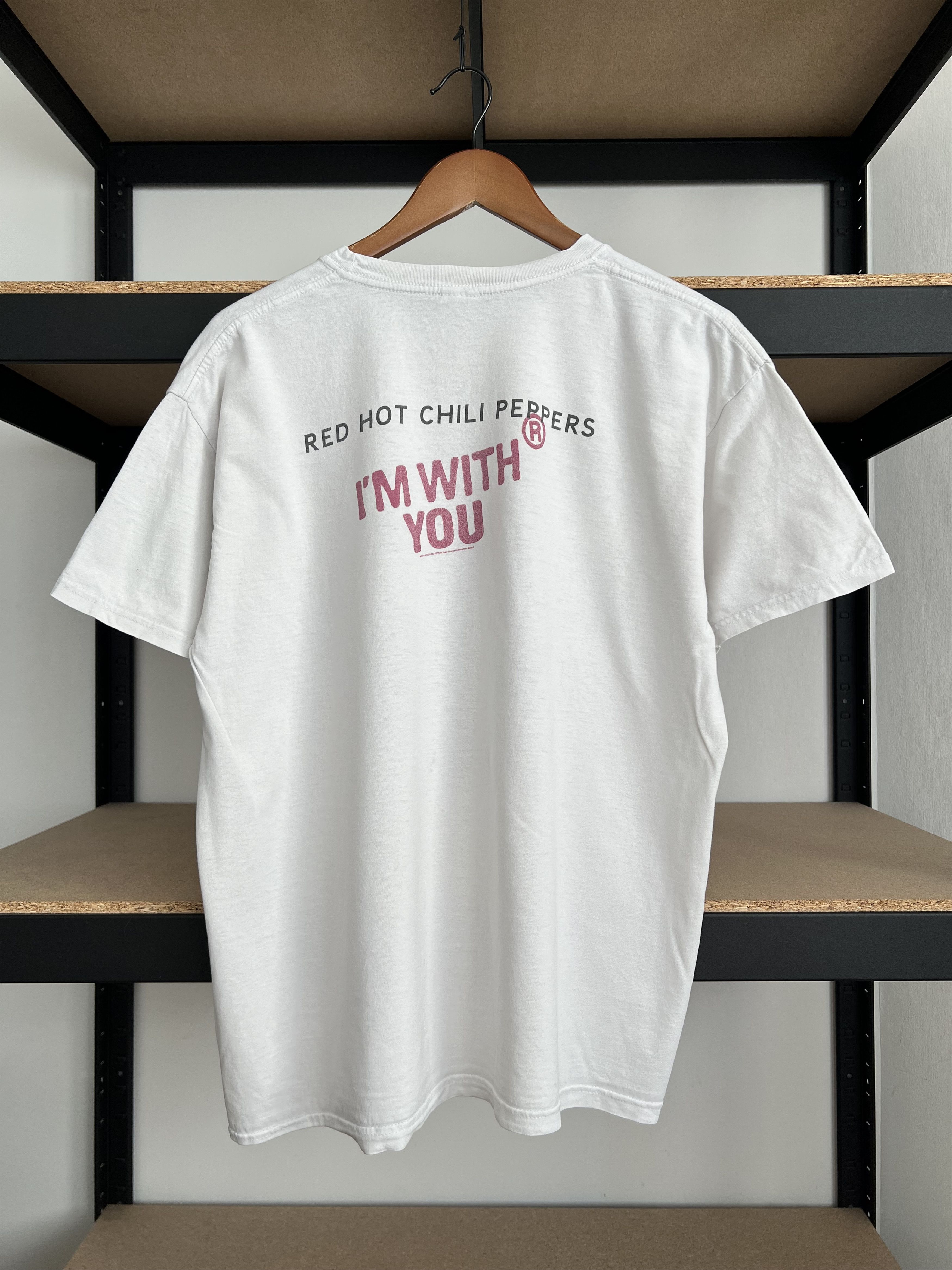 Band Tees Vintage 2011 Red Hot Chili Peppers I'm with You T-shirt Size US L / EU 52-54 / 3 - 2 Thumbnail