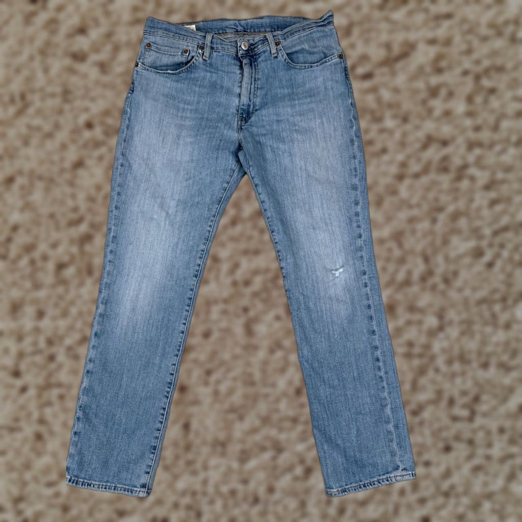 Levi's Levi's Jeans Adult 34 Blue Denim 511 Cotton Blend Regular 5-Pocket Design Vintage No Size US 34 / EU 50 - 1 Thumbnail