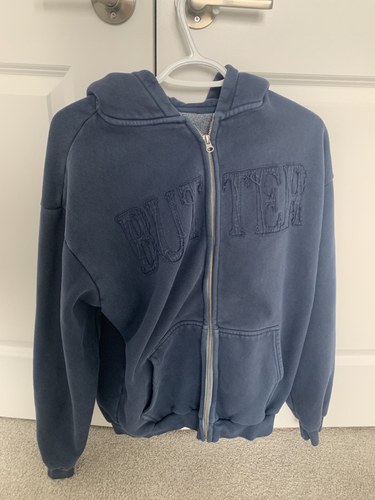 Butter Goods Butter Goods Blue Zip Hoodie - Size M Size US M / EU 48-50 / 2 - 4 Thumbnail