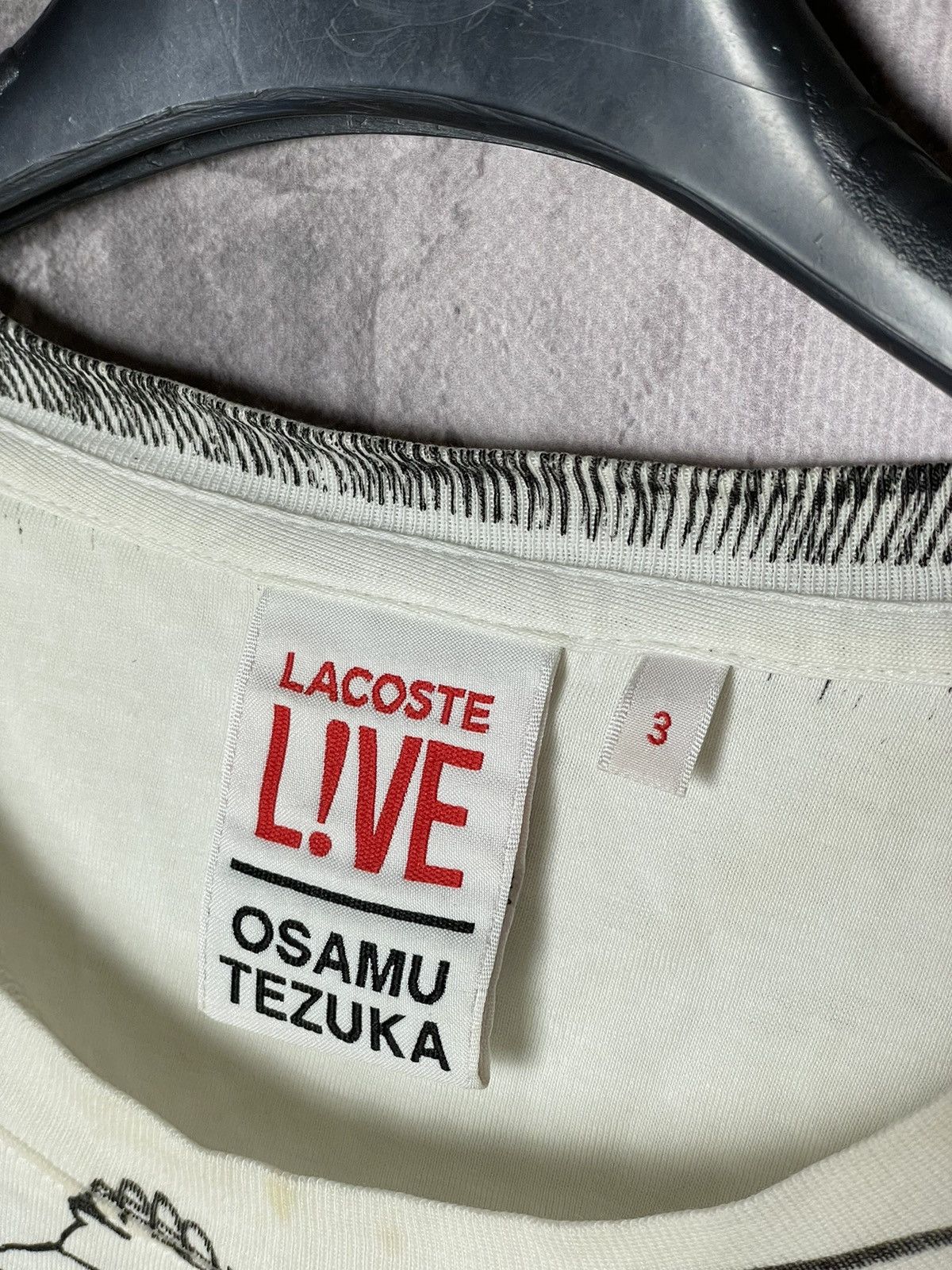 Japanese Brand × Lacoste Lacoste Live L!ve Osamu Tezuka Coloured Shirt Size US L / EU 52-54 / 3 - 9 Thumbnail