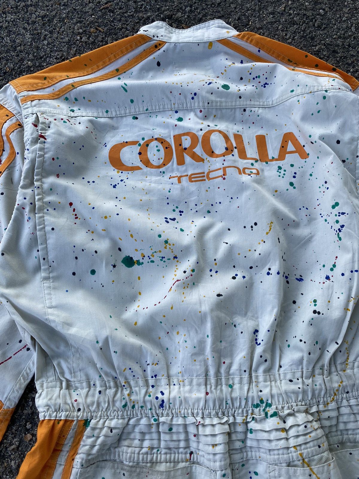 Vintage 🔥 Distressed 🔥 Vintage Toyota Corolla Tecno Jumpsuit Size US 36 / EU 52 - 15 Thumbnail