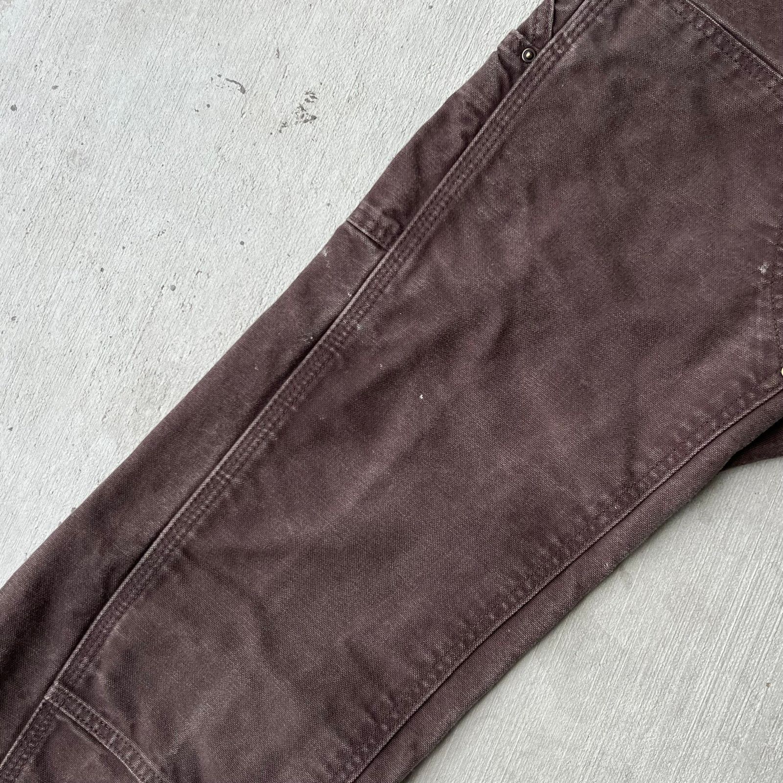 Carhartt × Vintage Carhartt brown double knee work wear carpenter pants Size US 31 - 9 Thumbnail