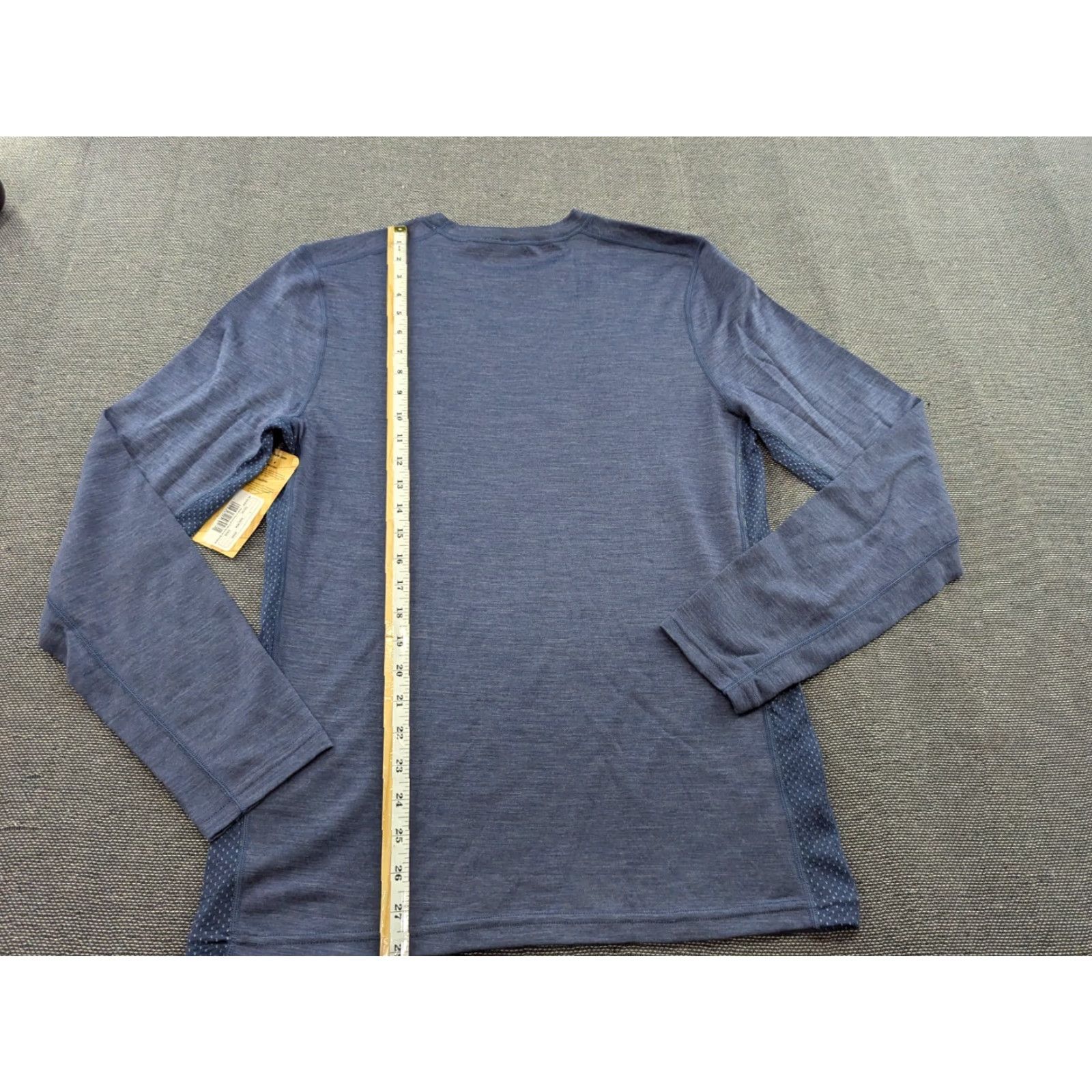 Vintage BULA Base Layer Shirt Womens Large Blue Wool Blend Outdoor Ski Hiking Thermal Shirt Size L / US 10 / IT 46 - 4 Thumbnail