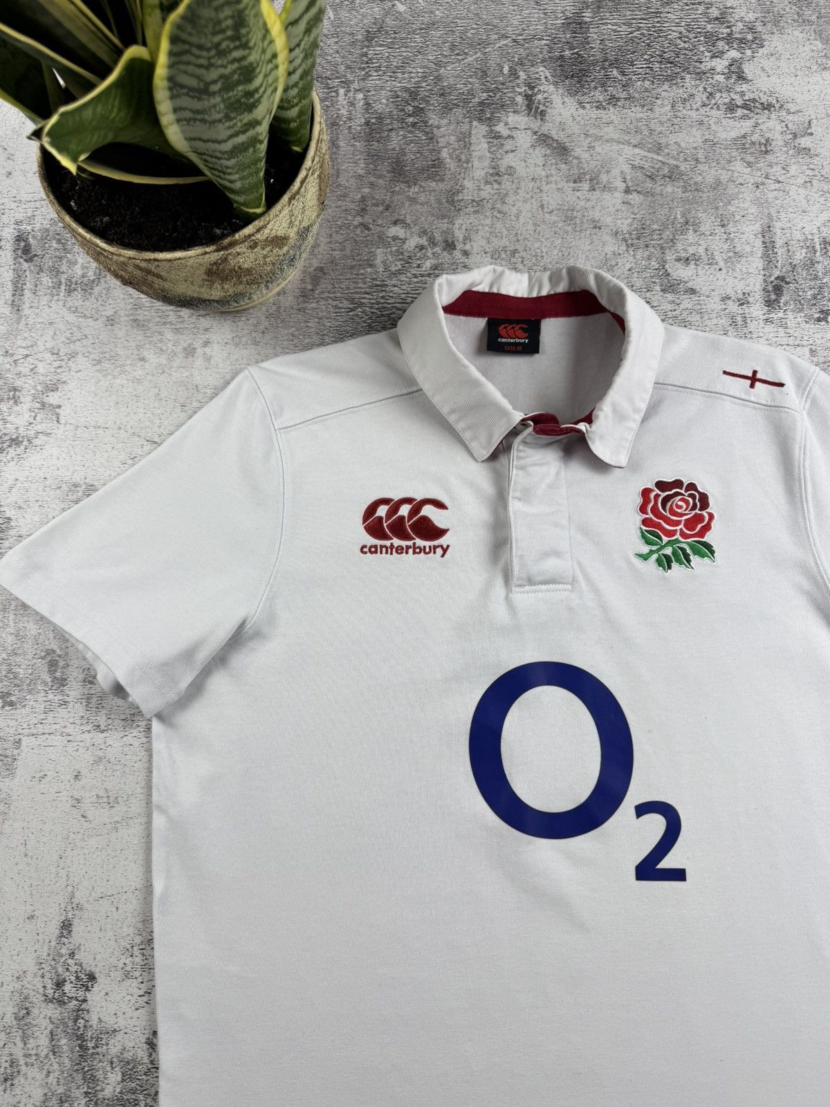Canterbury of New Zealand Canterbury 2012/2013 Y2K O2 Longsleeve Polo Jersey T Shirt Size US M / EU 48-50 / 2 - 6 Thumbnail