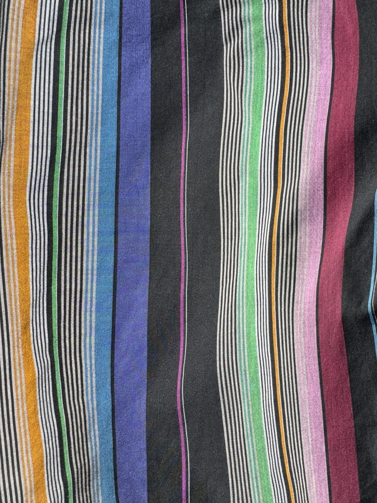 Christian Dior Monsieur × Designer × Vintage Vintage Christian Dior Striped Neon Button Up Shirt Size US L / EU 52-54 / 3 - 6 Thumbnail