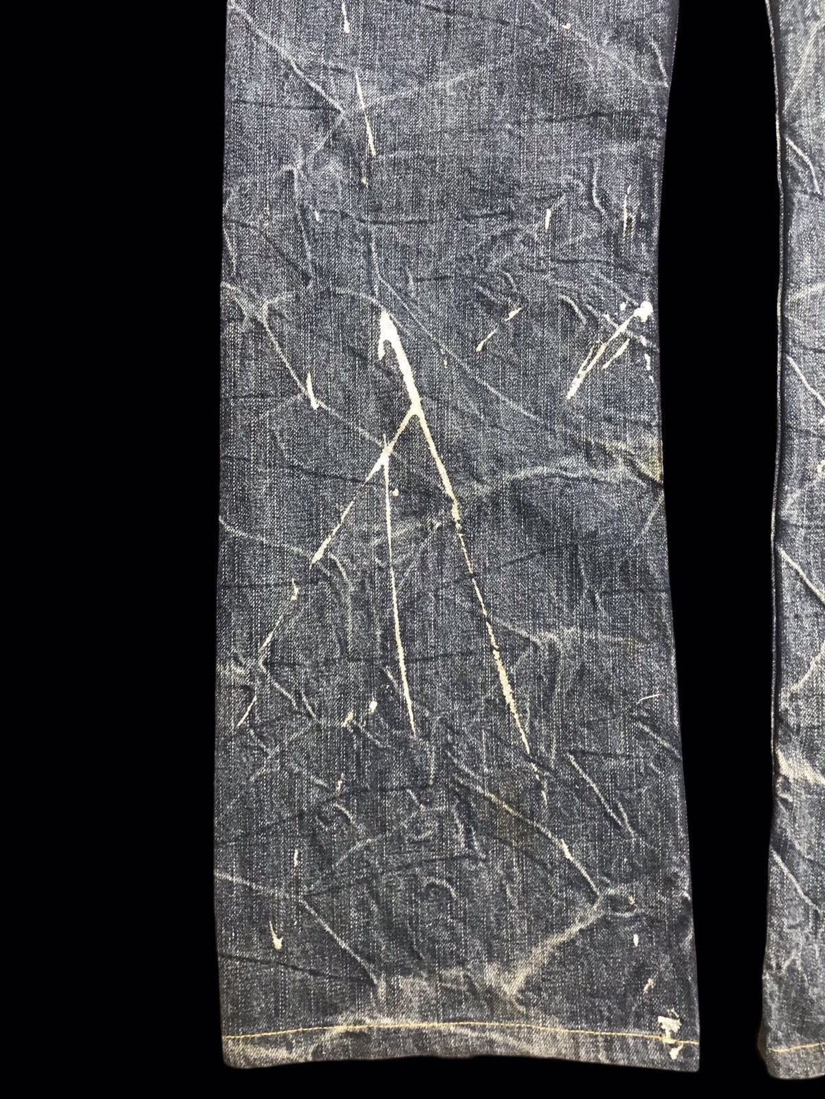 Seditionaries 💥FLARE💥VERY RARE UNBRND PAINT SPLASH DISTRESSED DENIM F307 Size US 34 / EU 50 - 18 Thumbnail