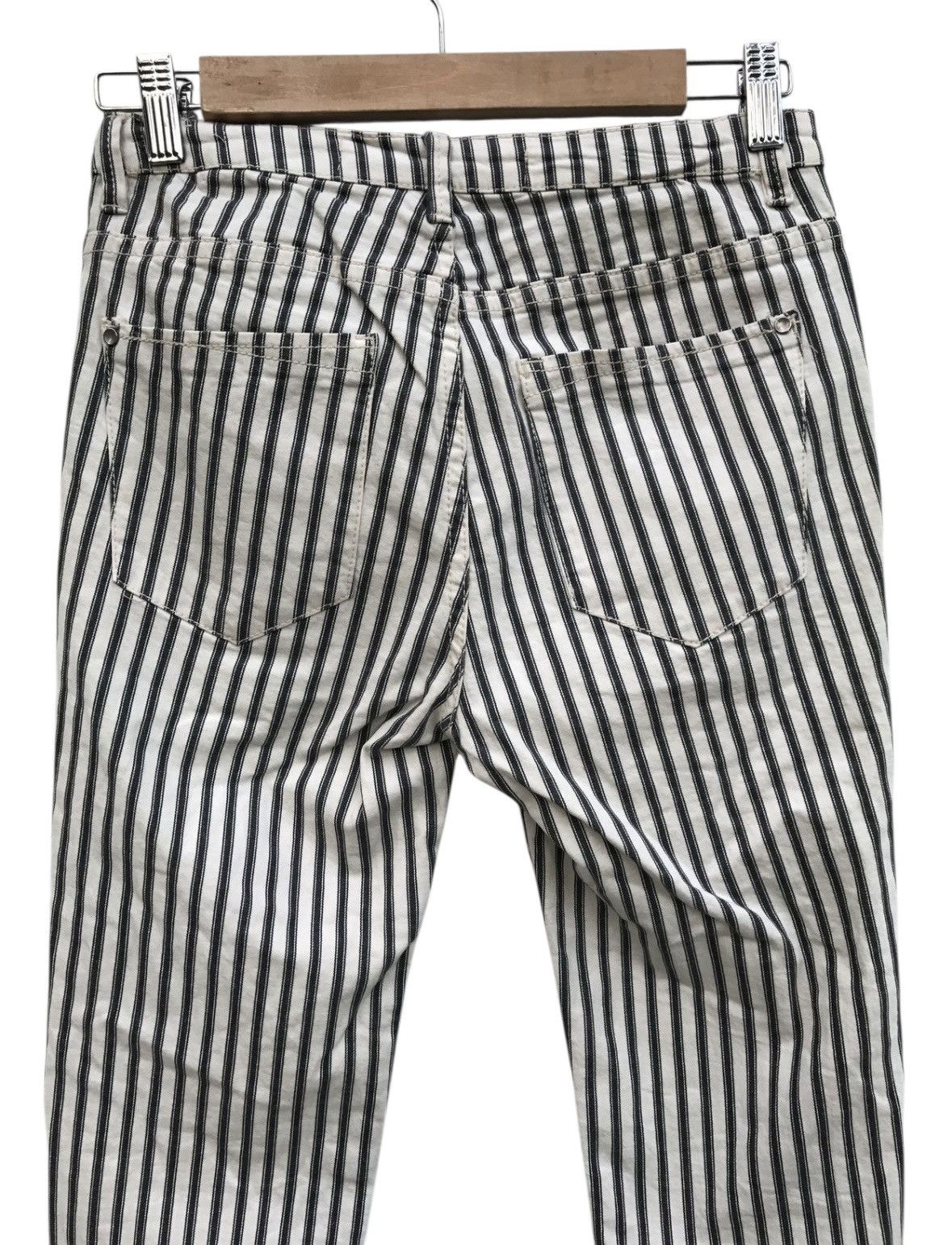 Zara Zara Stripe Pants Skinny fit Grunge Styel Kurt Cobain Size US 27 - 8 Thumbnail