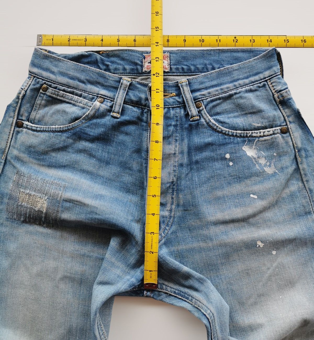 Pherrow's Pherrows Story Blue Selvedge Distressed Style Undercover Size US 28 / EU 44 - 13 Thumbnail
