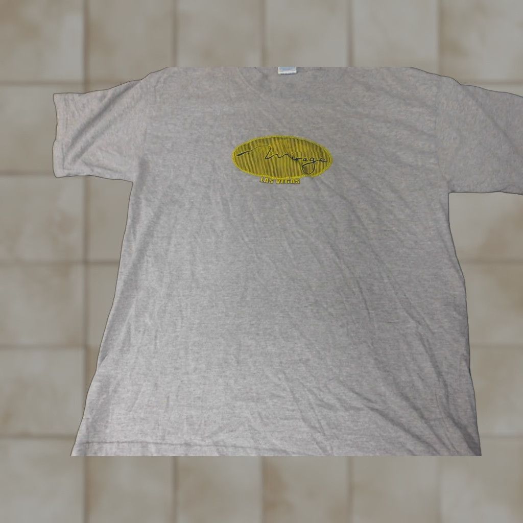 Vintage VINTAGE Mirage Mens Shirt L Gray Graphic Shirt Size US L / EU 52-54 / 3 - 1 Thumbnail