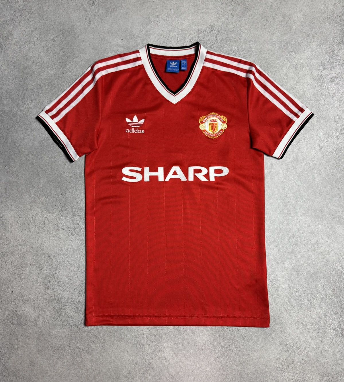 Adidas Manchester United 1983 1984 Home Shirt Soccer Jersey Adidas Size US S / EU 44-46 / 1 - 1 Thumbnail