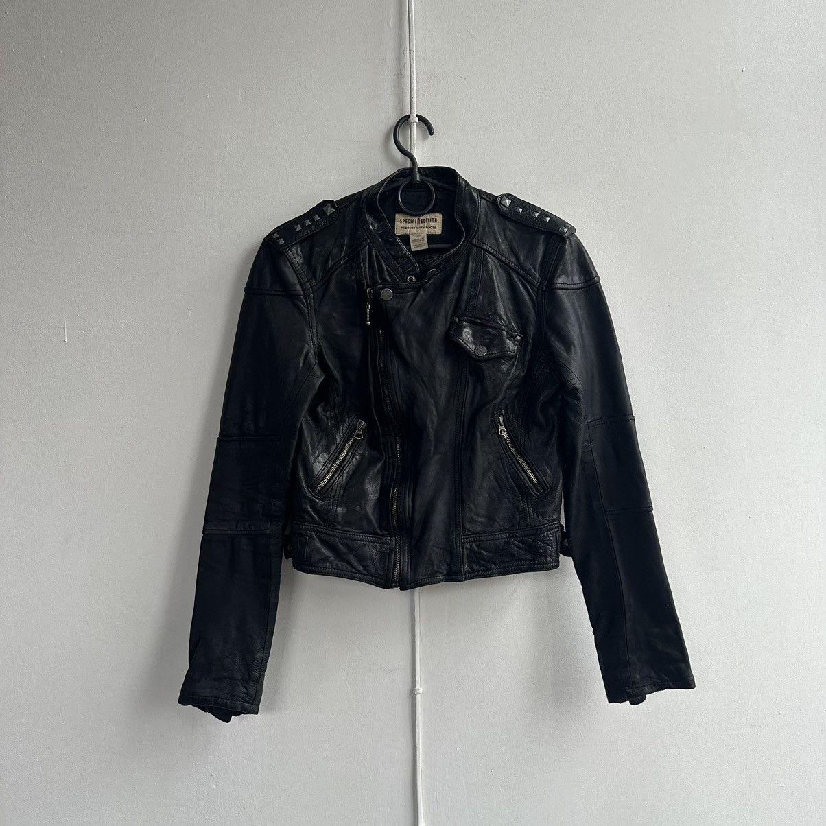 Levi's Levis Vintage Real leather biker moto punk jacket Size S / US 4 / IT 40 - 9 Thumbnail
