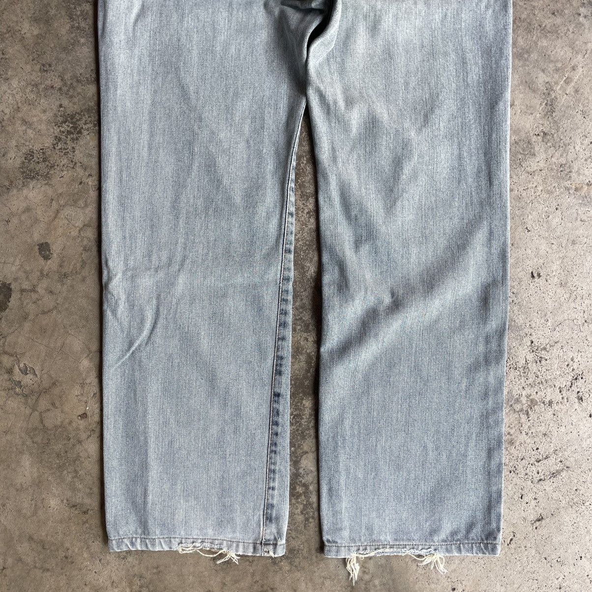 Edwin 🔥Vintage Edwin 404 Stoned Washed Ripped Distress Denim Jeans Size US 31 - 6 Thumbnail