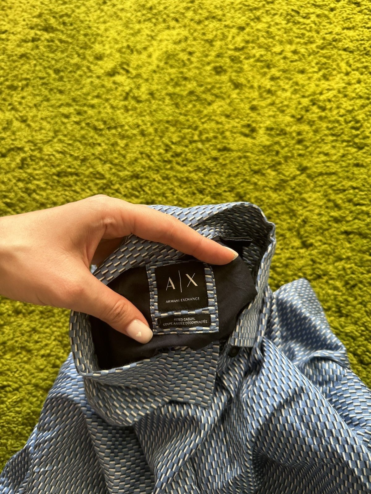 Armani × Armani Exchange × Designer Armani Exchange buttons up shirt Size US XL / EU 56 / 4 - 3 Thumbnail