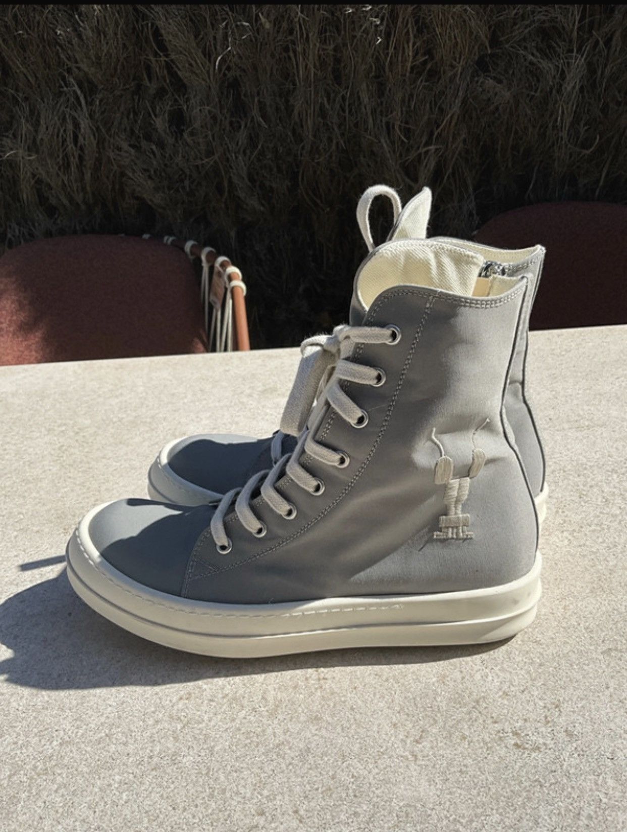 Rick Owens Drkshdw Rick Owens Drkshdw Canvas Sneakers Size US 9 / IT 39 - 1 Thumbnail