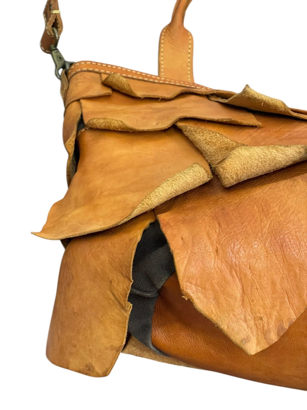 Genuine Leather Full Leather Patina Peaks Peak Japan Tote Shoulder Bag 1🟩7 Size ONE SIZE - 8 Thumbnail