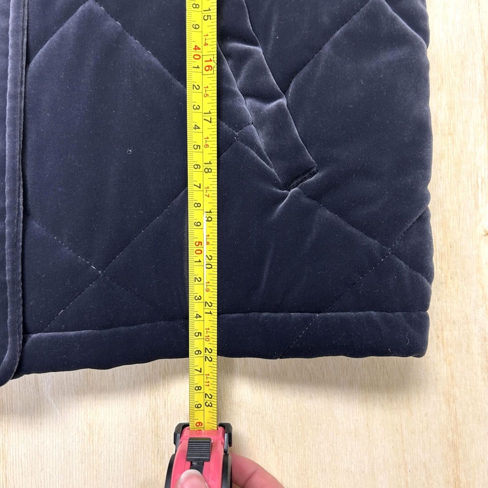 Jones New York Jones New York Sport Vest Womens M Blue Velour Quilted Zip Pockets Collared Size M / US 6-8 / IT 42-44 - 5 Thumbnail