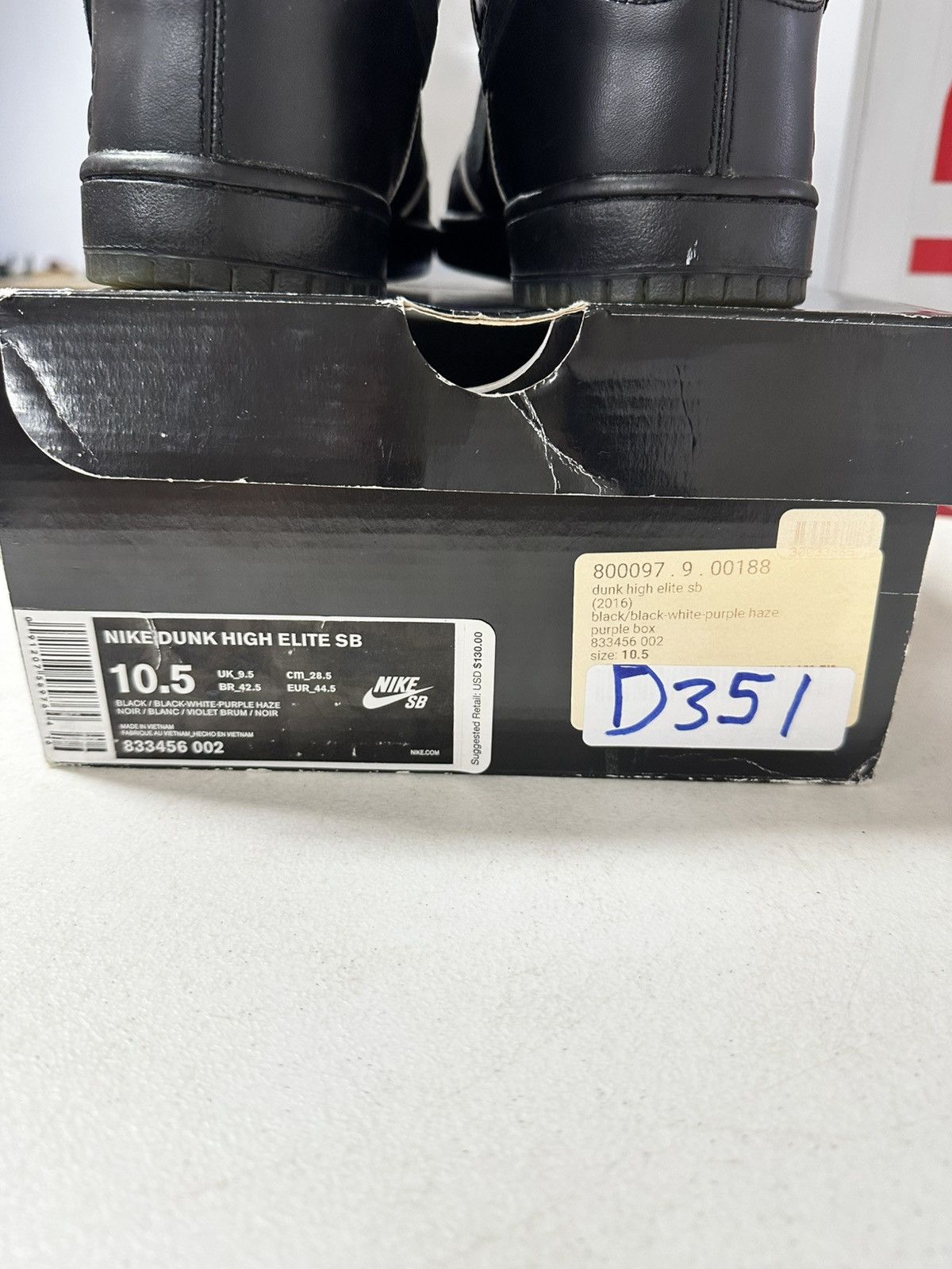 Nike SB Nike sb high black purple box Size US 10.5 / EU 43-44 - 8 Thumbnail