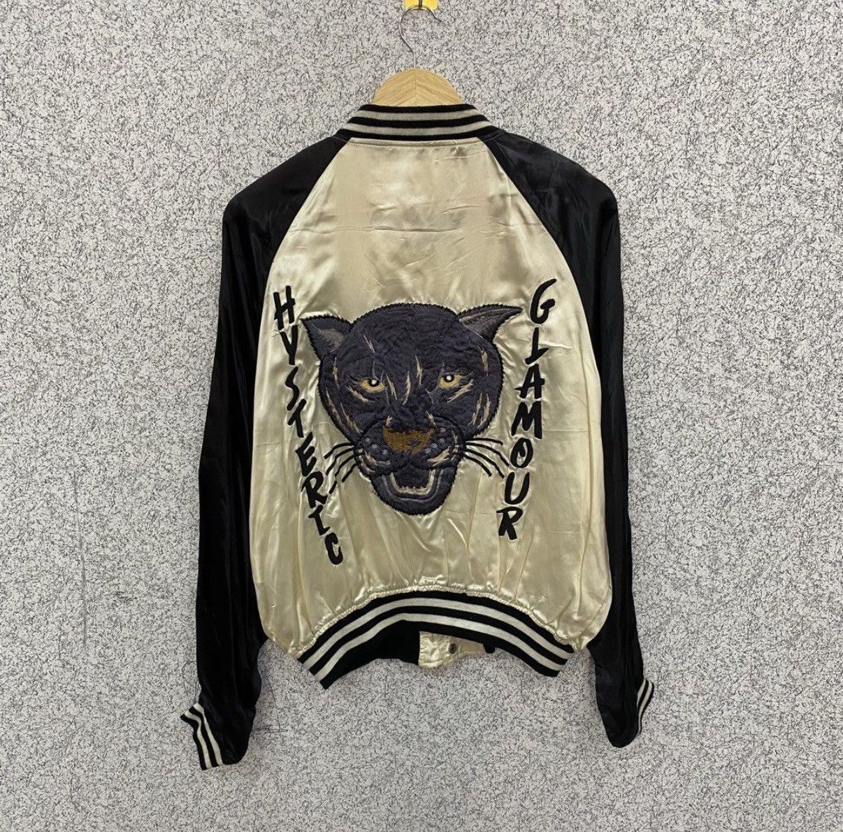 Hysteric Glamour Vintage Hysteric Glamour Satin Bomber Jacket Size US XL / EU 56 / 4 - 1 Thumbnail