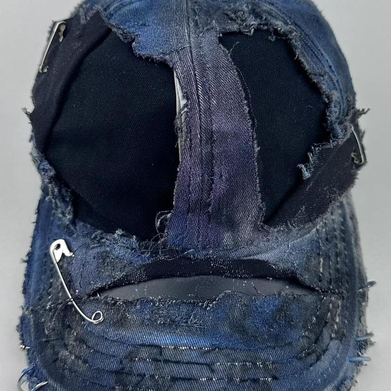 Other ASTROBOI* 'Nebulous Cloud' Black Safety Spin Grunge Hat Size ONE SIZE - 5 Thumbnail