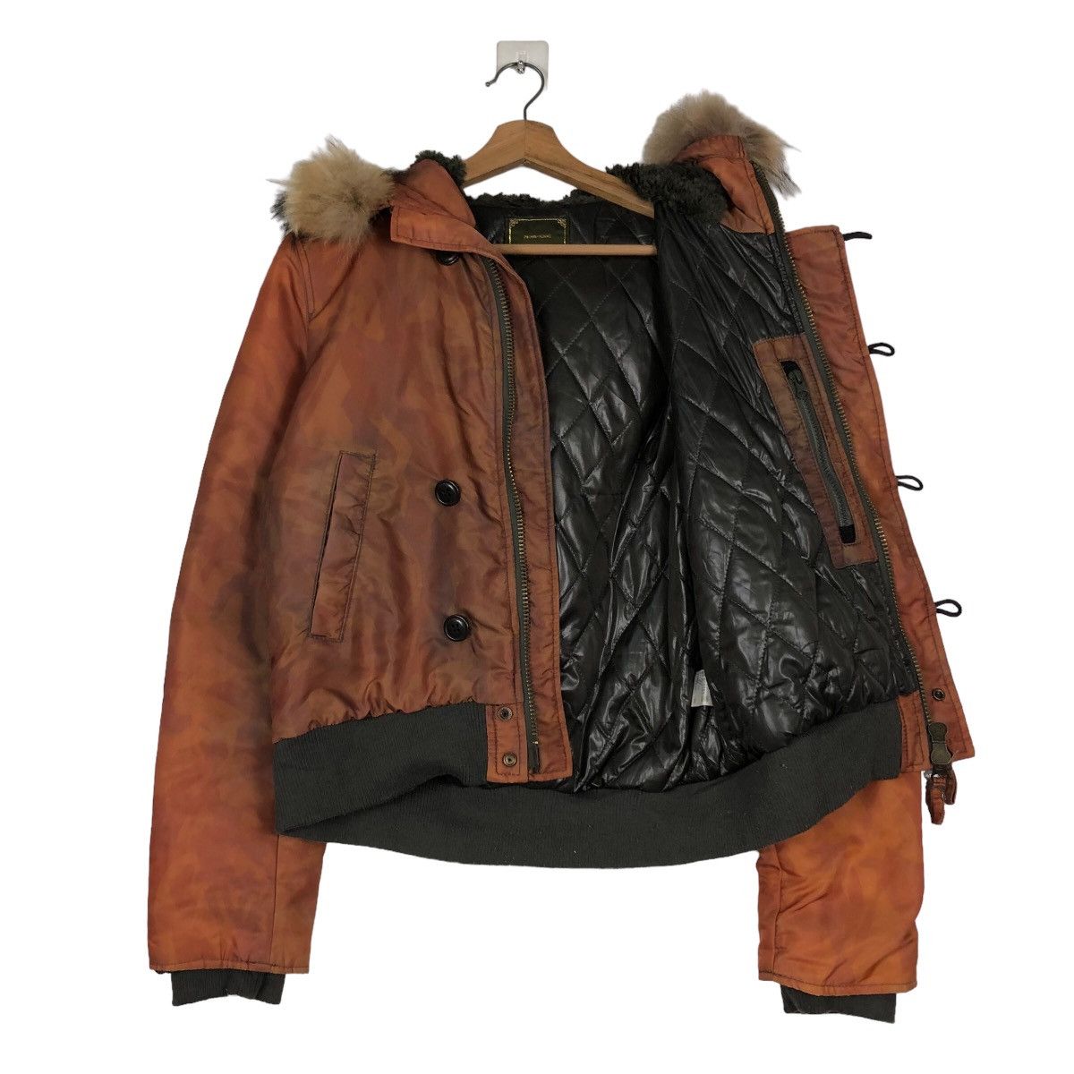 If Six Was Nine 🔥Riot Riot Vtg Bomber Jacket 291295=Homme Mink Fur Hoodie Size US M / EU 48-50 / 2 - 11 Thumbnail
